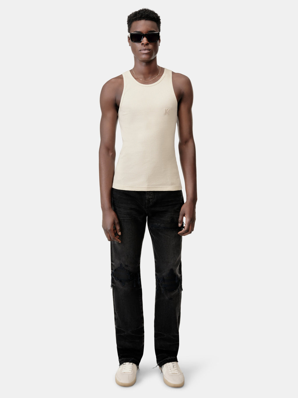 MA TONAL TANK - Alabaster