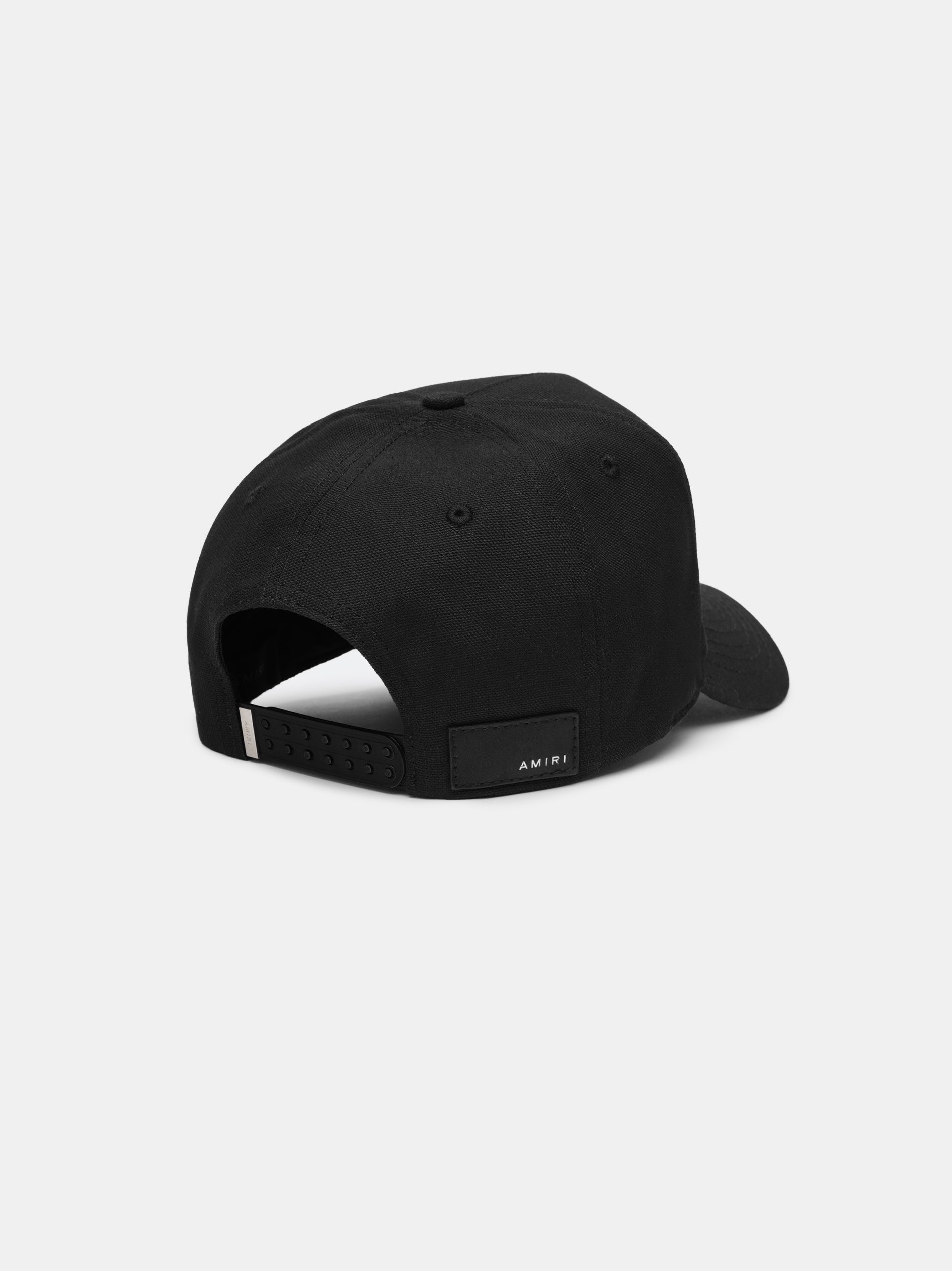STAGGERED AMIRI CANVAS HAT - Black