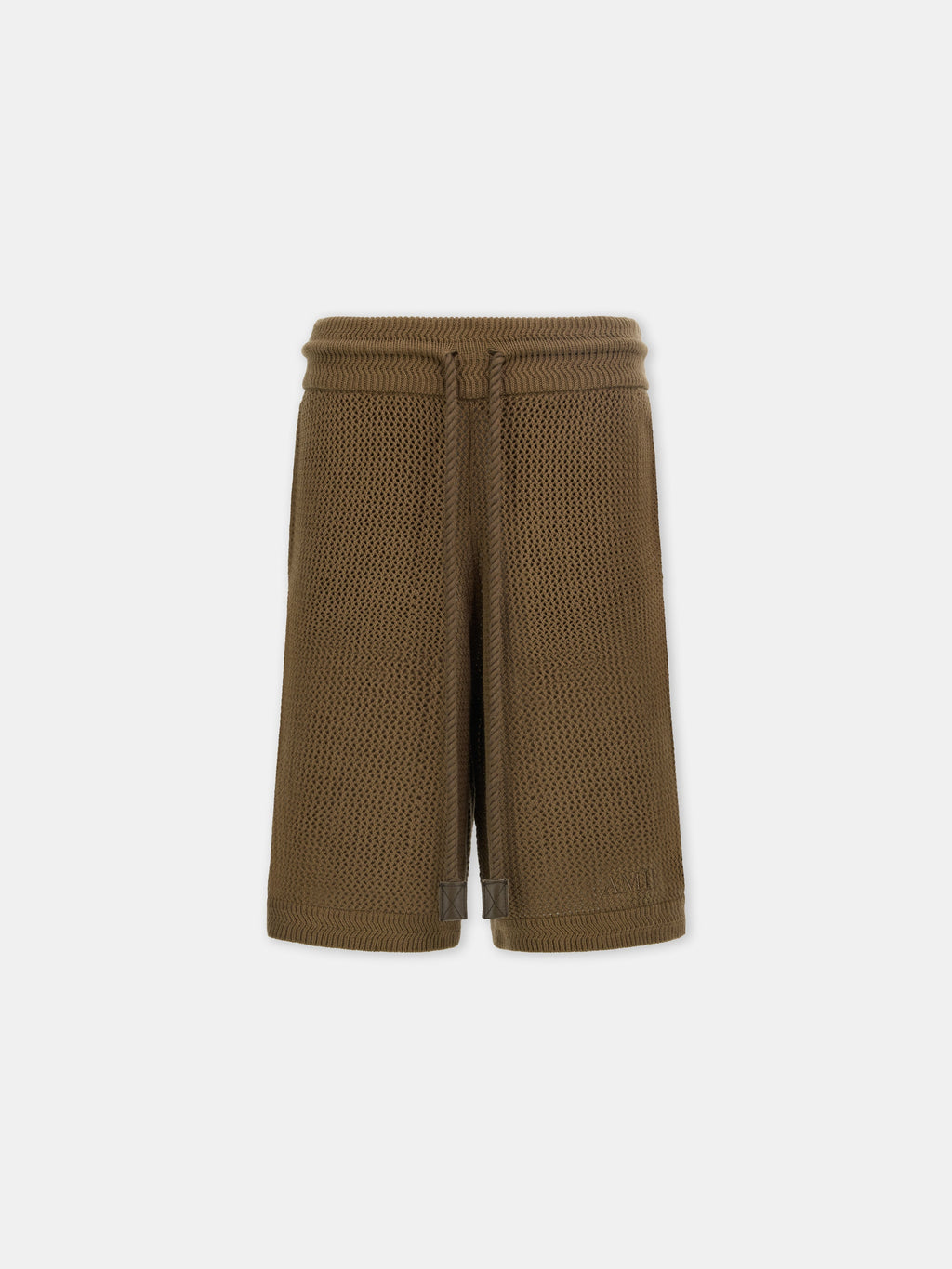 AMIRI CROCHET MESH SHORT - Espresso