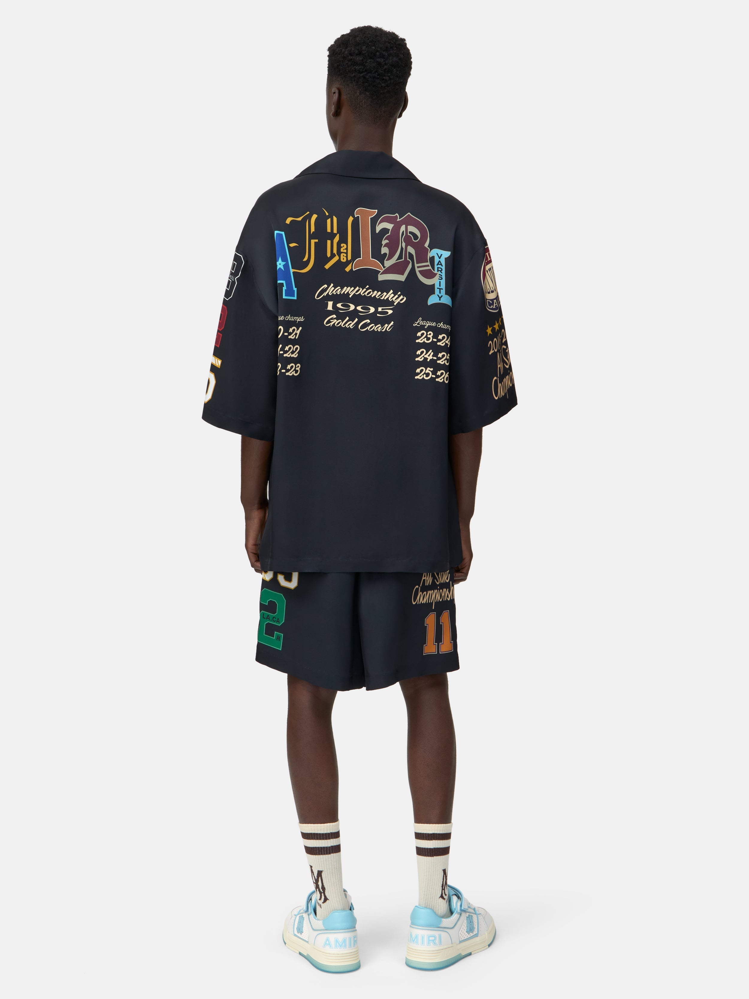 VARSITY PATCH SHORT - Black