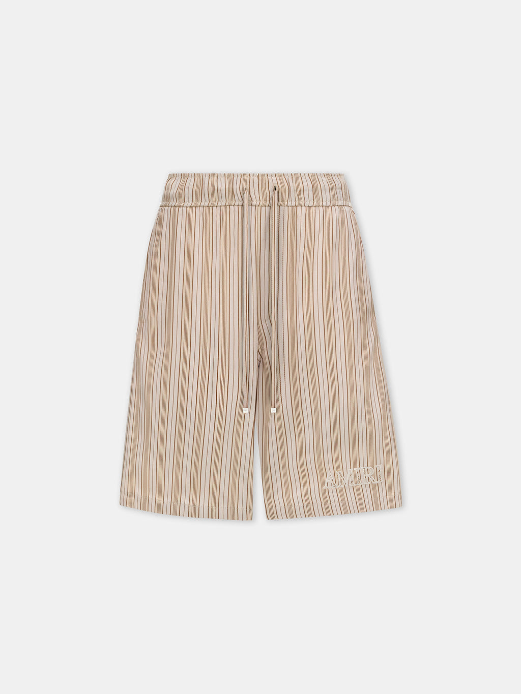 STRIPED SHORT - Alabaster