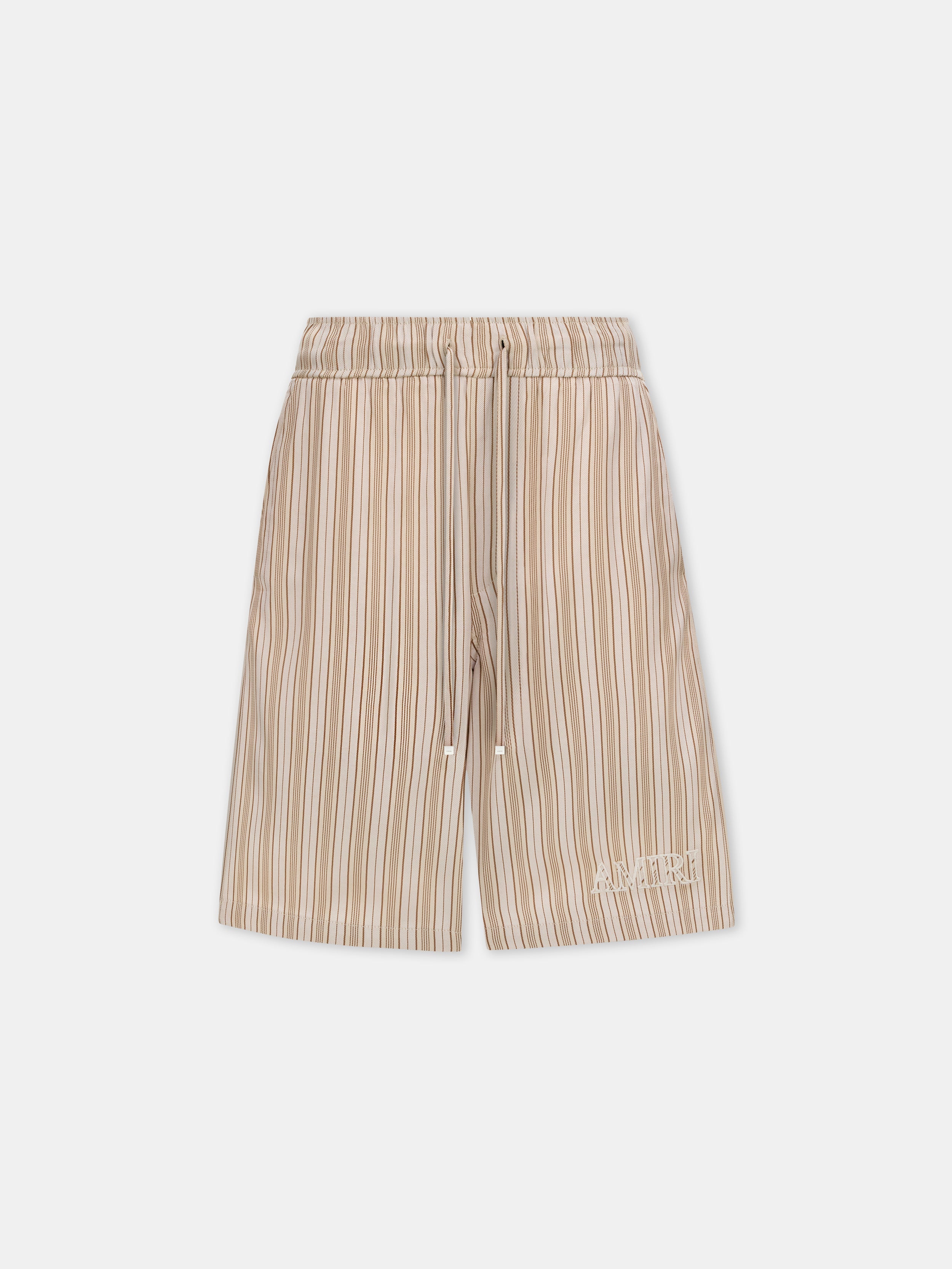 STRIPED SHORT - Alabaster