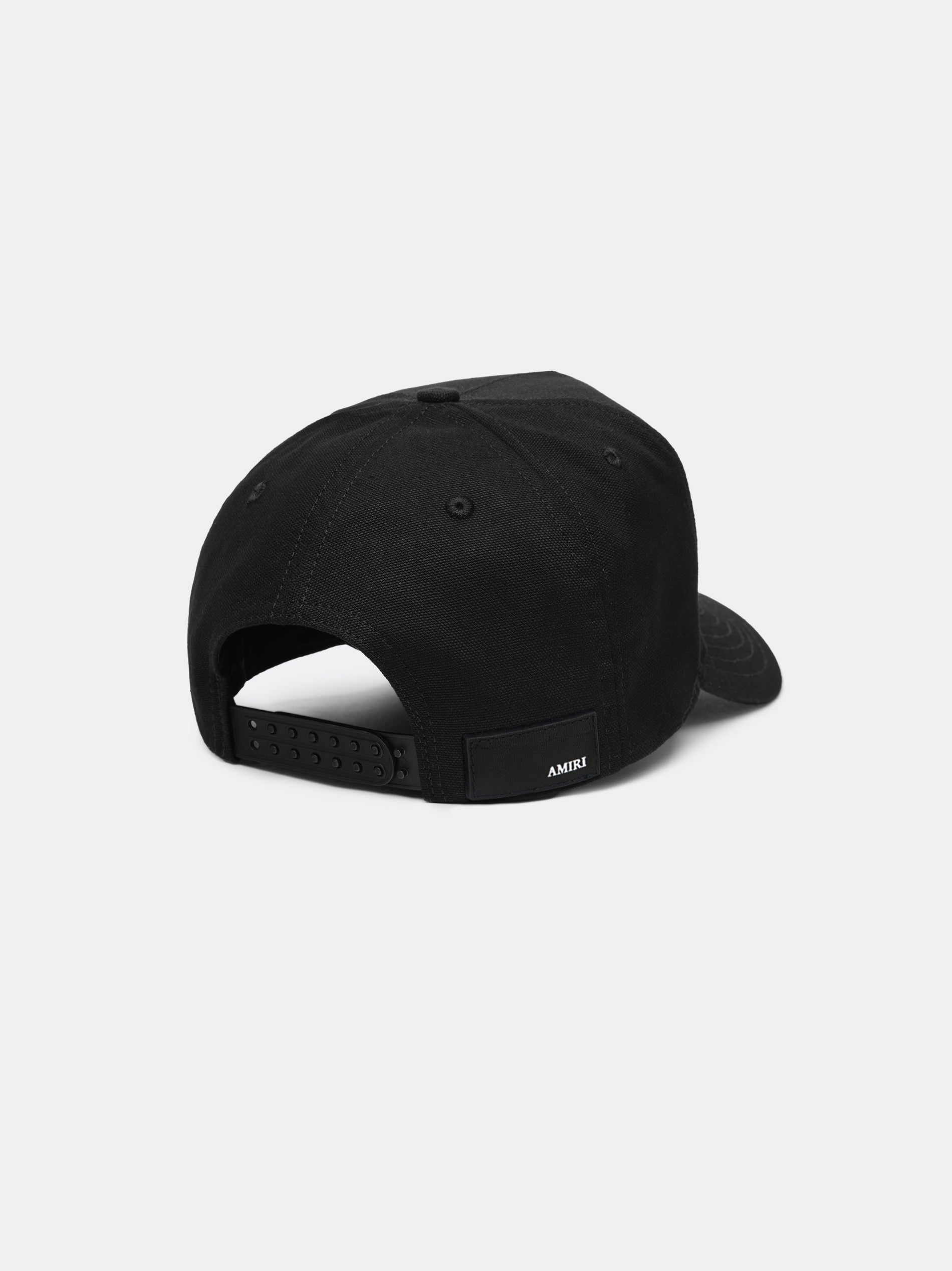 MA AMIRI STAGGERED CANVAS HAT - Black