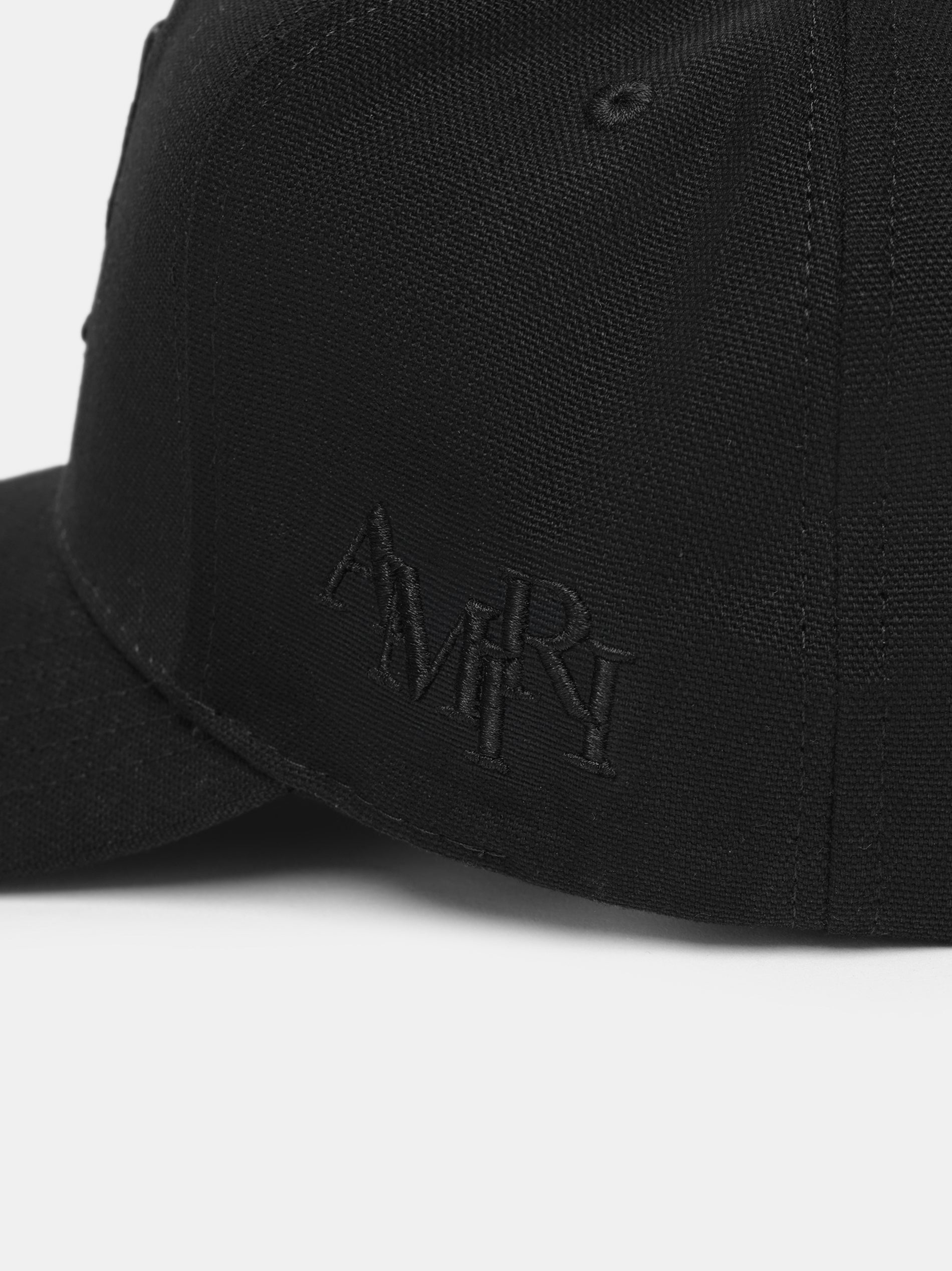 MA AMIRI STAGGERED CANVAS HAT - Black