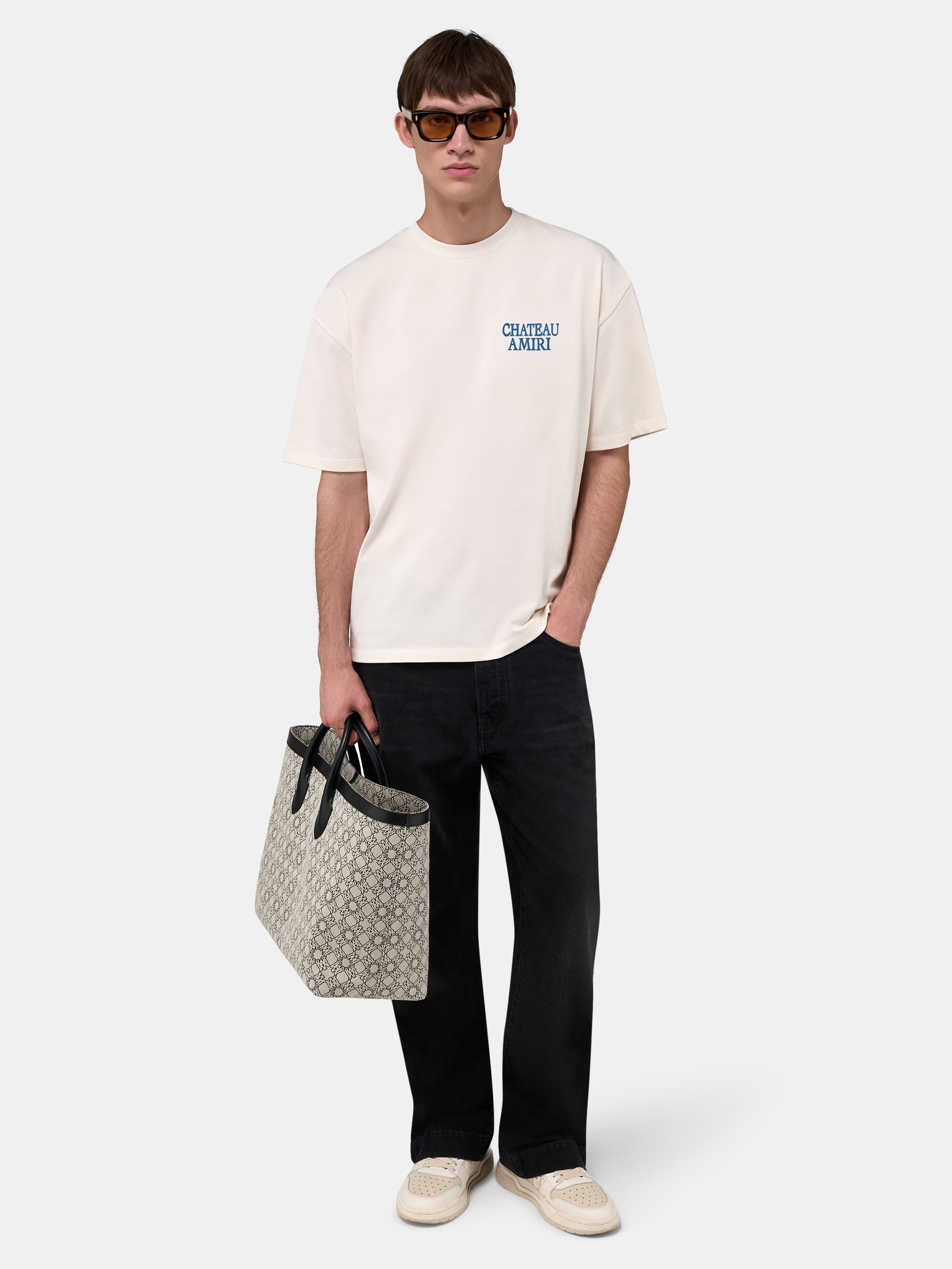 CHATEAU AMIRI OVERSIZED TEE - Ivory