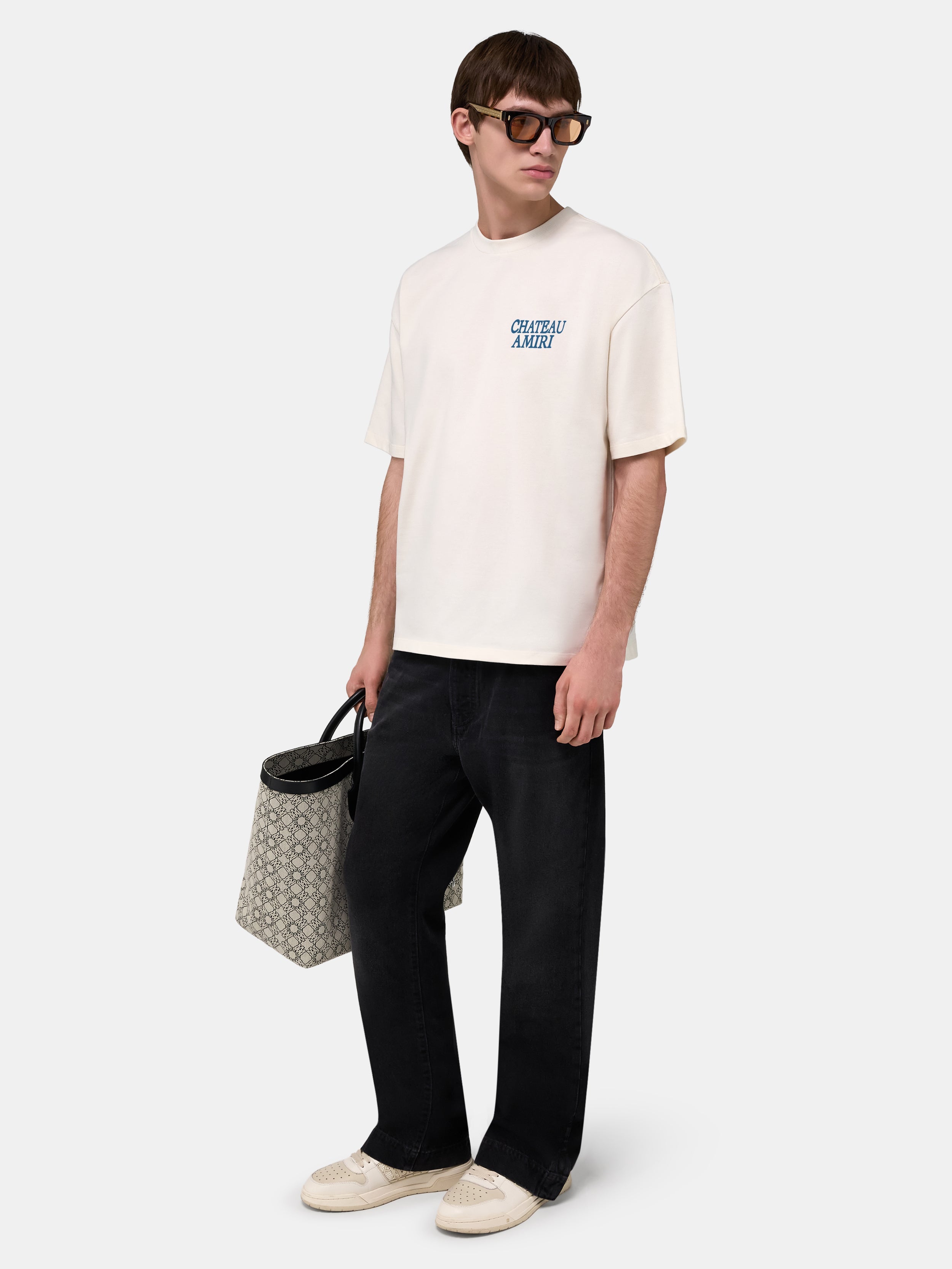CHATEAU AMIRI OVERSIZED TEE - Ivory
