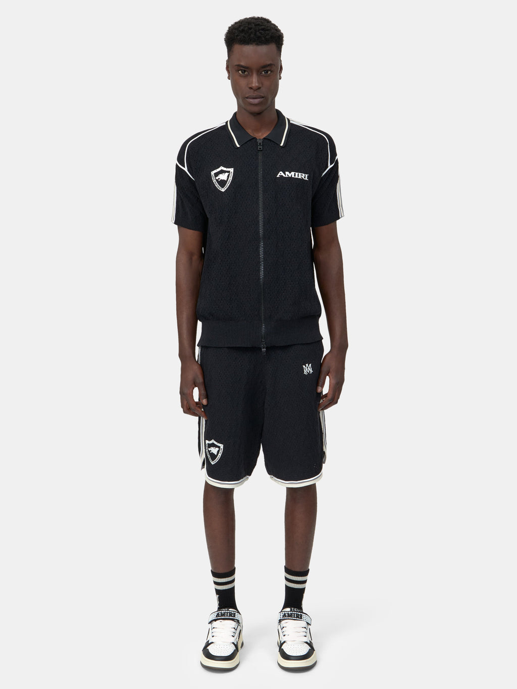 AMIRI SPORT CREST SHORT - Black