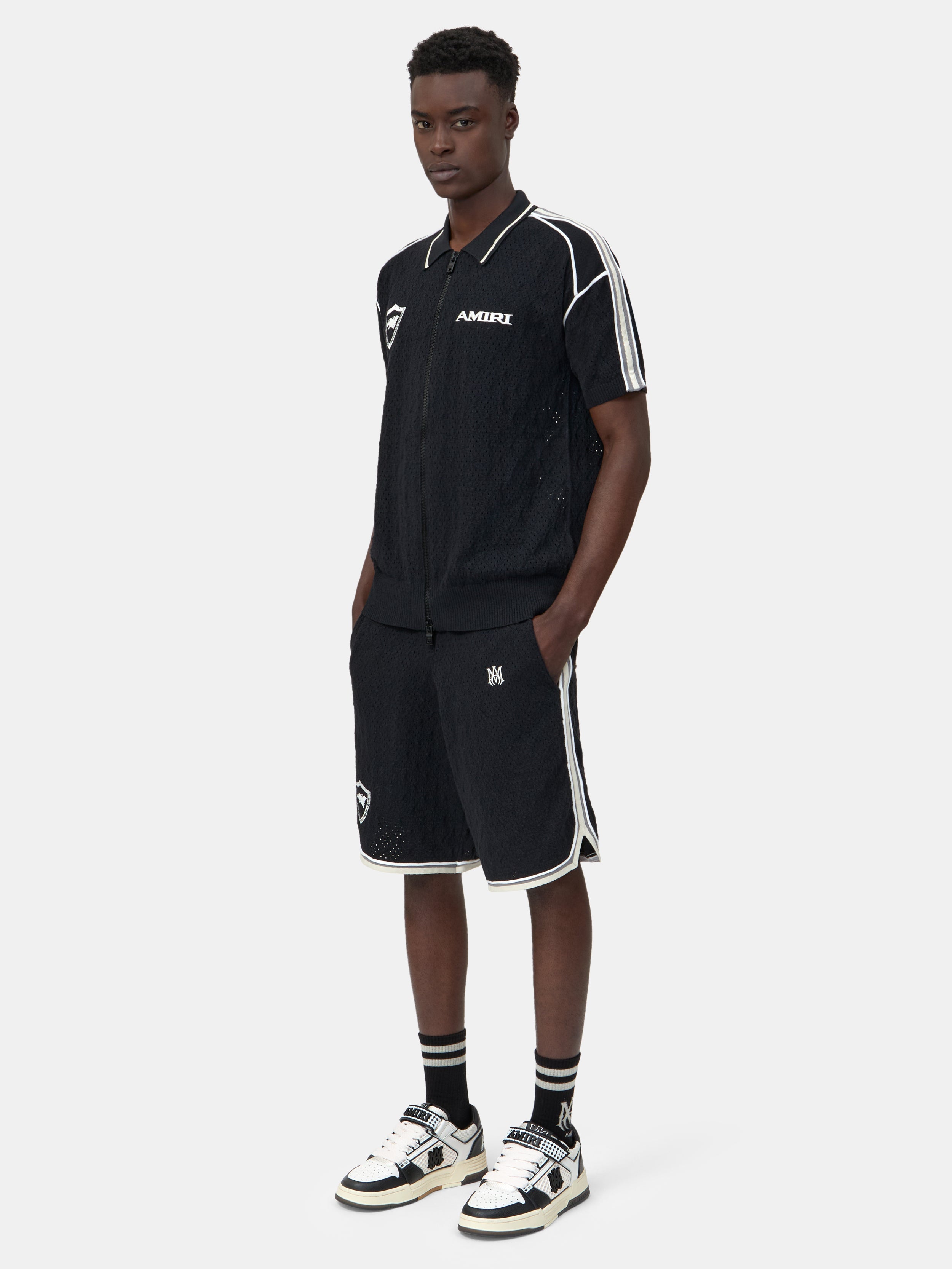 AMIRI SPORT CREST SHORT - Black