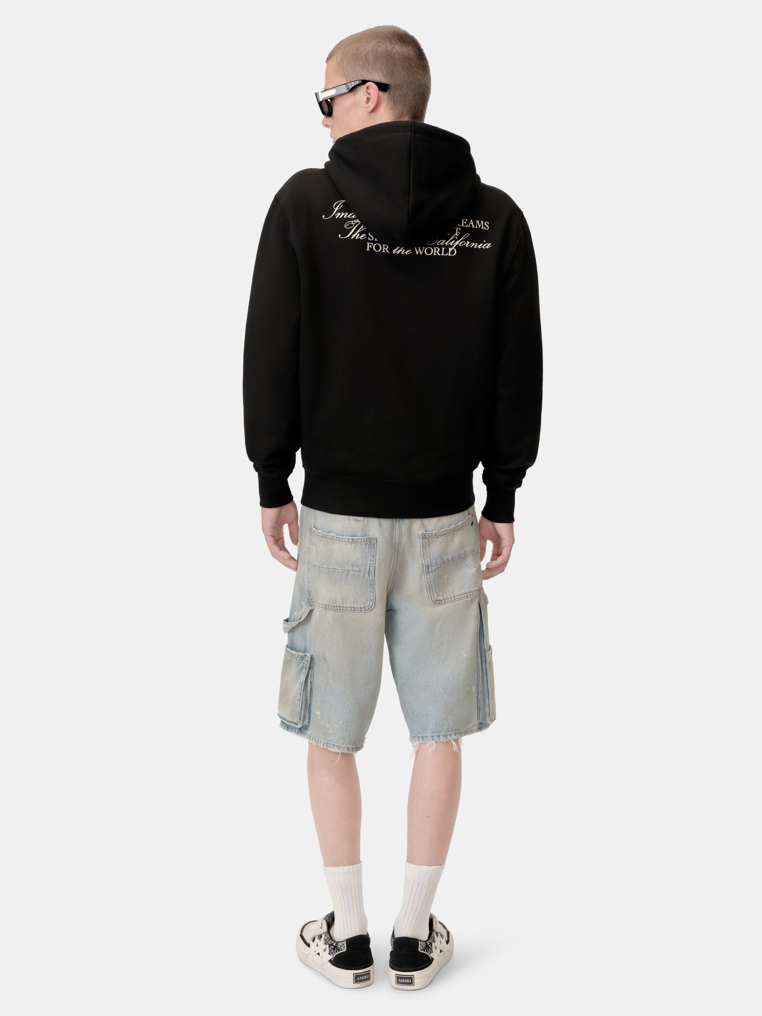 AMIRI SPIRIT ZIP HOODIE - Black