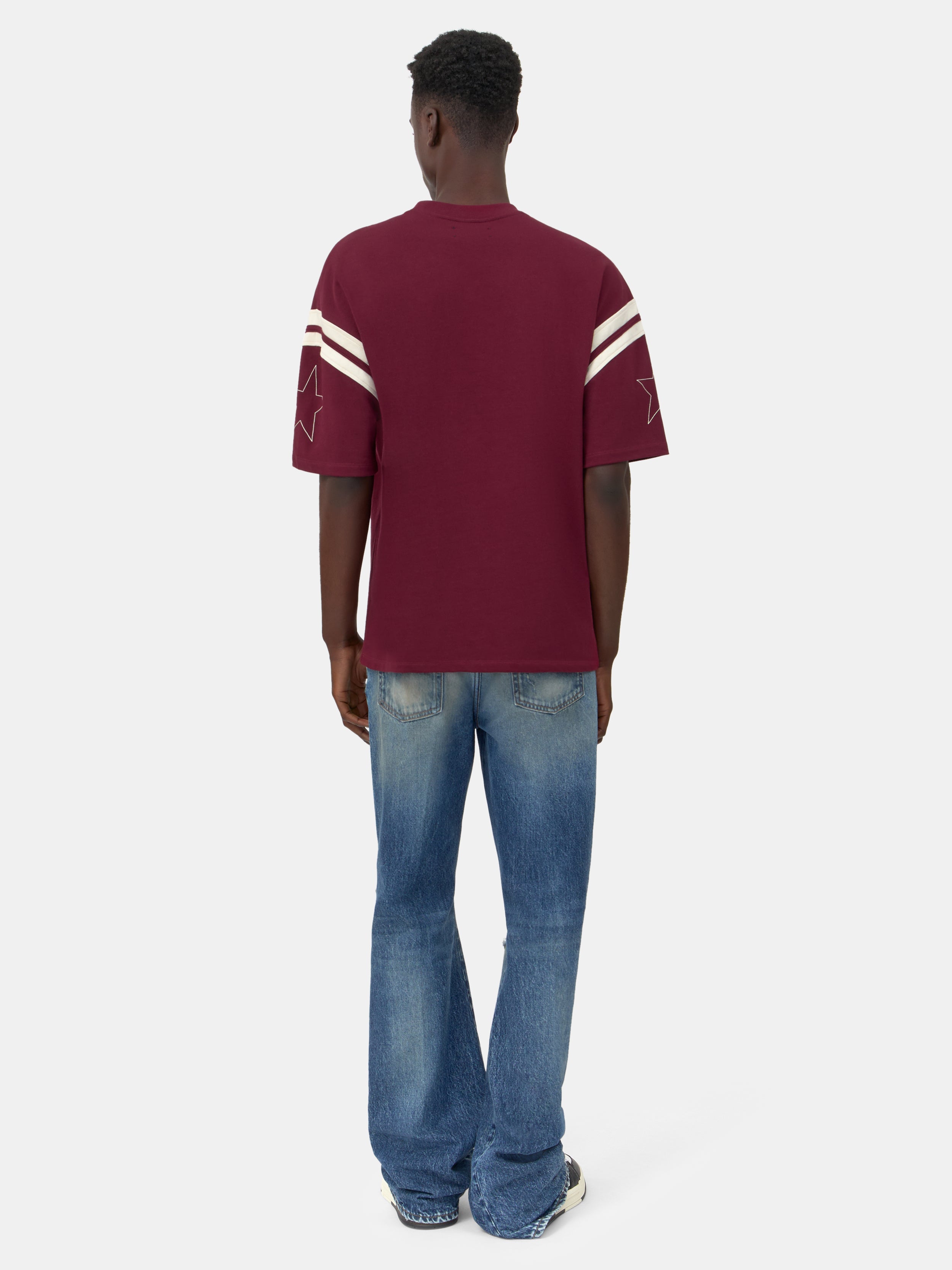 AMIRI SPORT OVERSIZED TEE - Aged Port