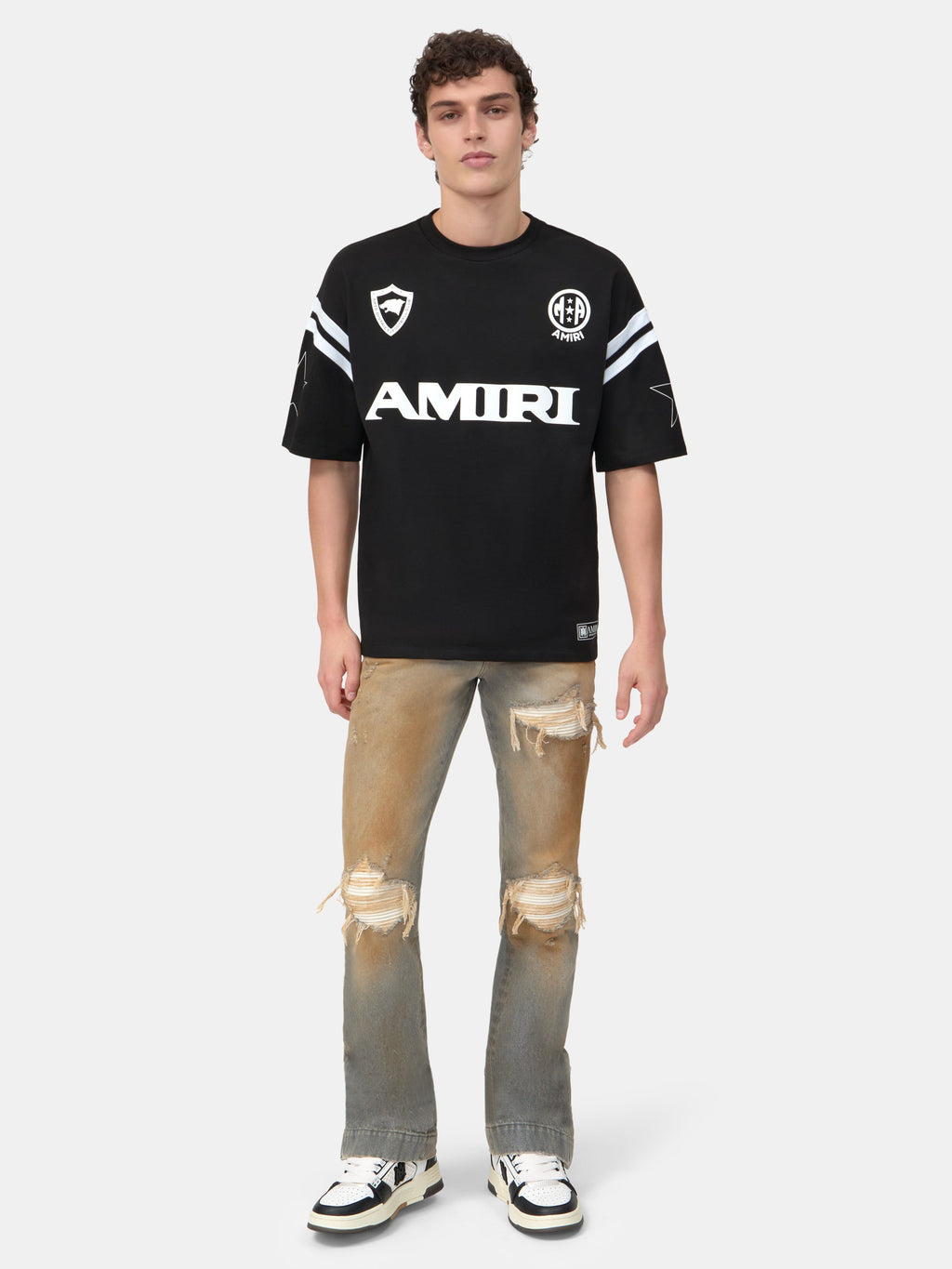AMIRI SPORT OVERSIZED TEE - Black