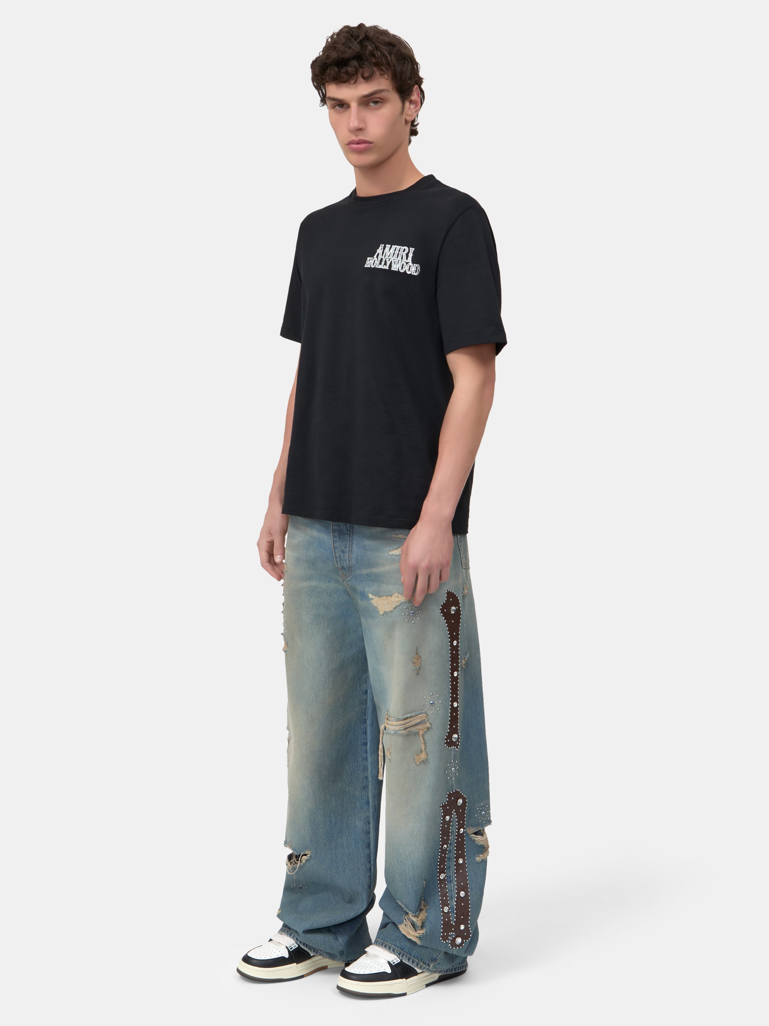 AMIRI HOLLYWOOD CITY TEE - Black