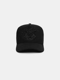 MA QUAD CRYSTAL CANVAS HAT - Black