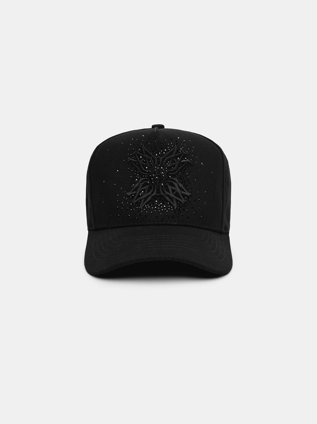 MA QUAD CRYSTAL CANVAS HAT - Black