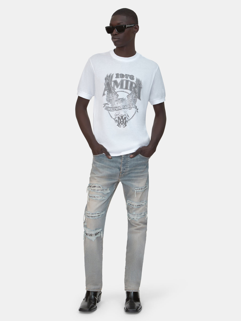 AMIRI EAGLE TEE - White