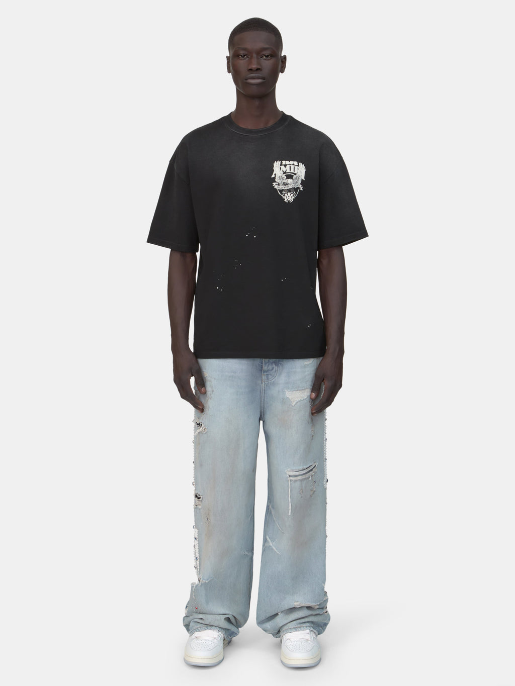 AMIRI EAGLE OVERSIZED TEE - Black