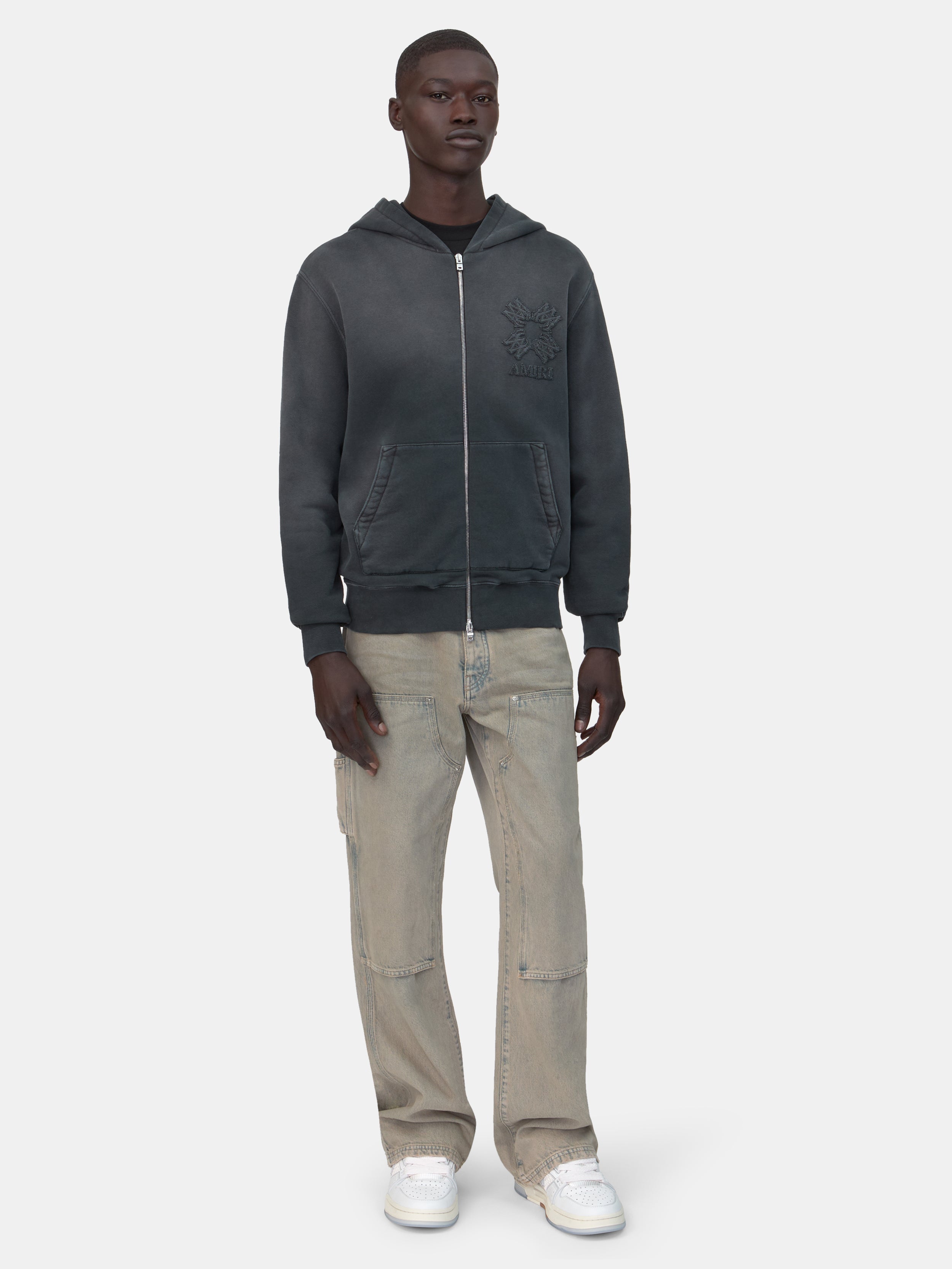 MA QUAD ZIP HOODIE - Black