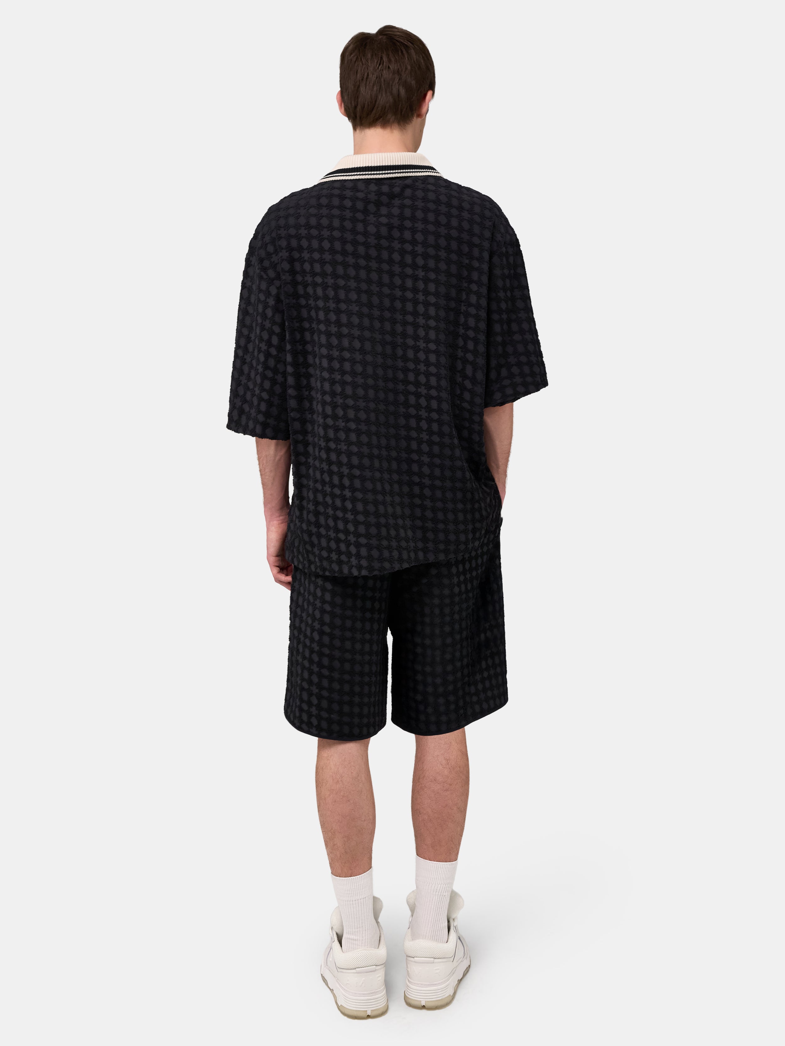 MA QUAD TOWELING SHORT - Black