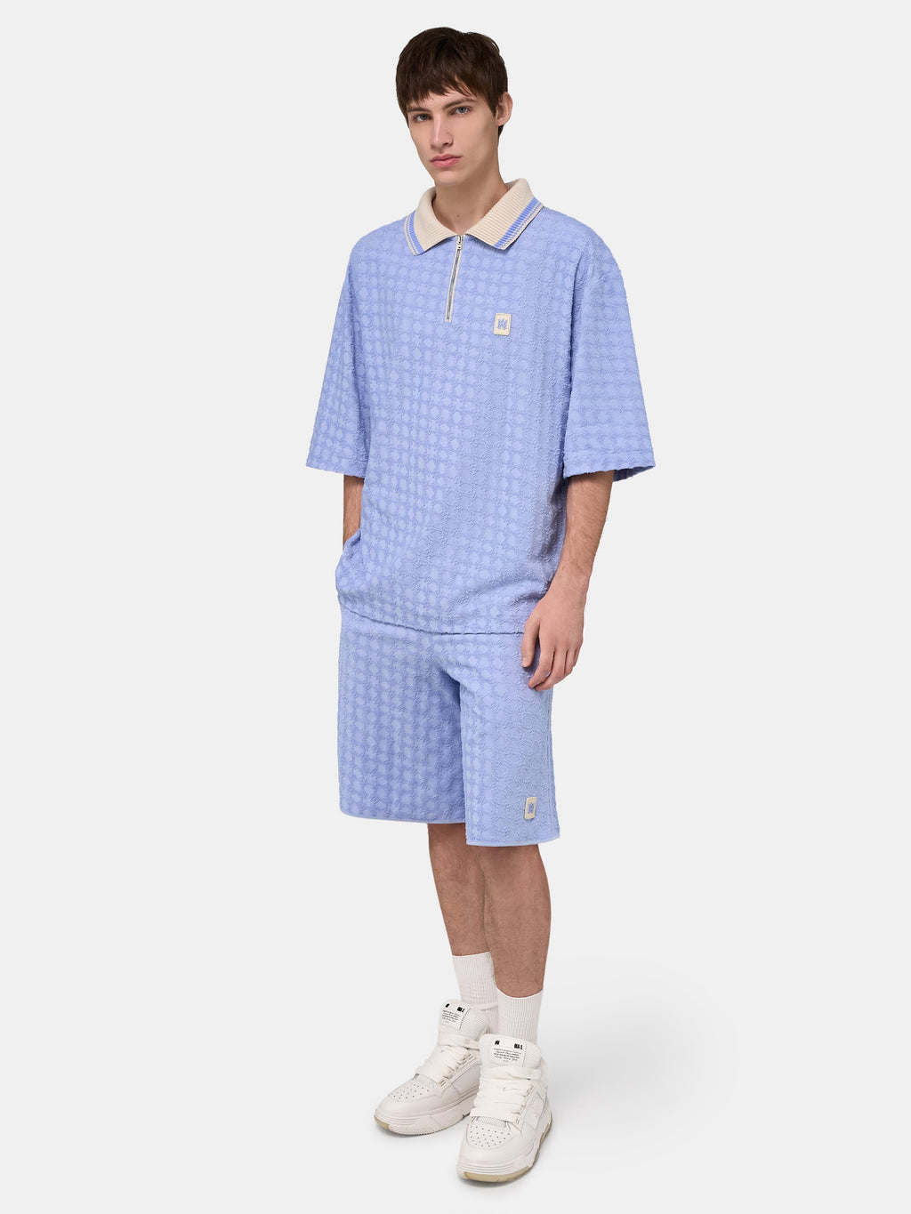 MA QUAD TOWELING SHORT - Skyline Blue
