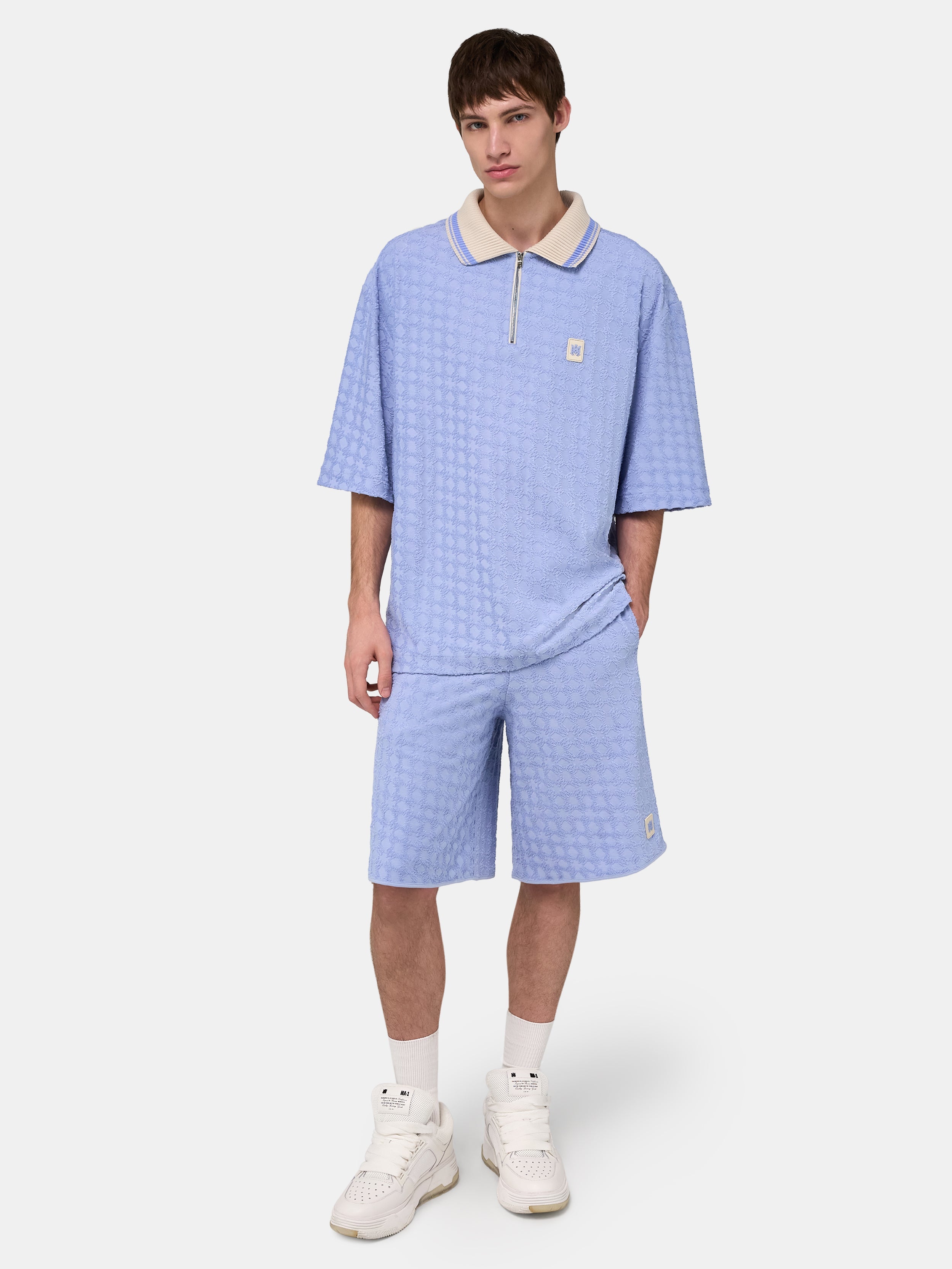 MA QUAD TOWELING SHORT - Skyline Blue