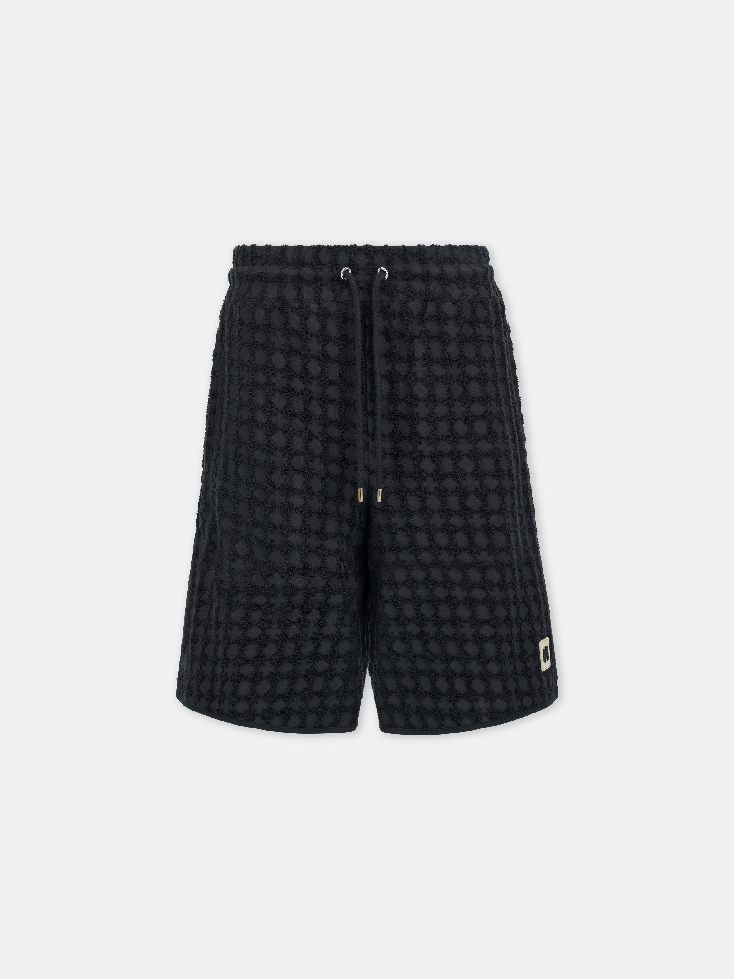 MA QUAD TOWELING SHORT - Black