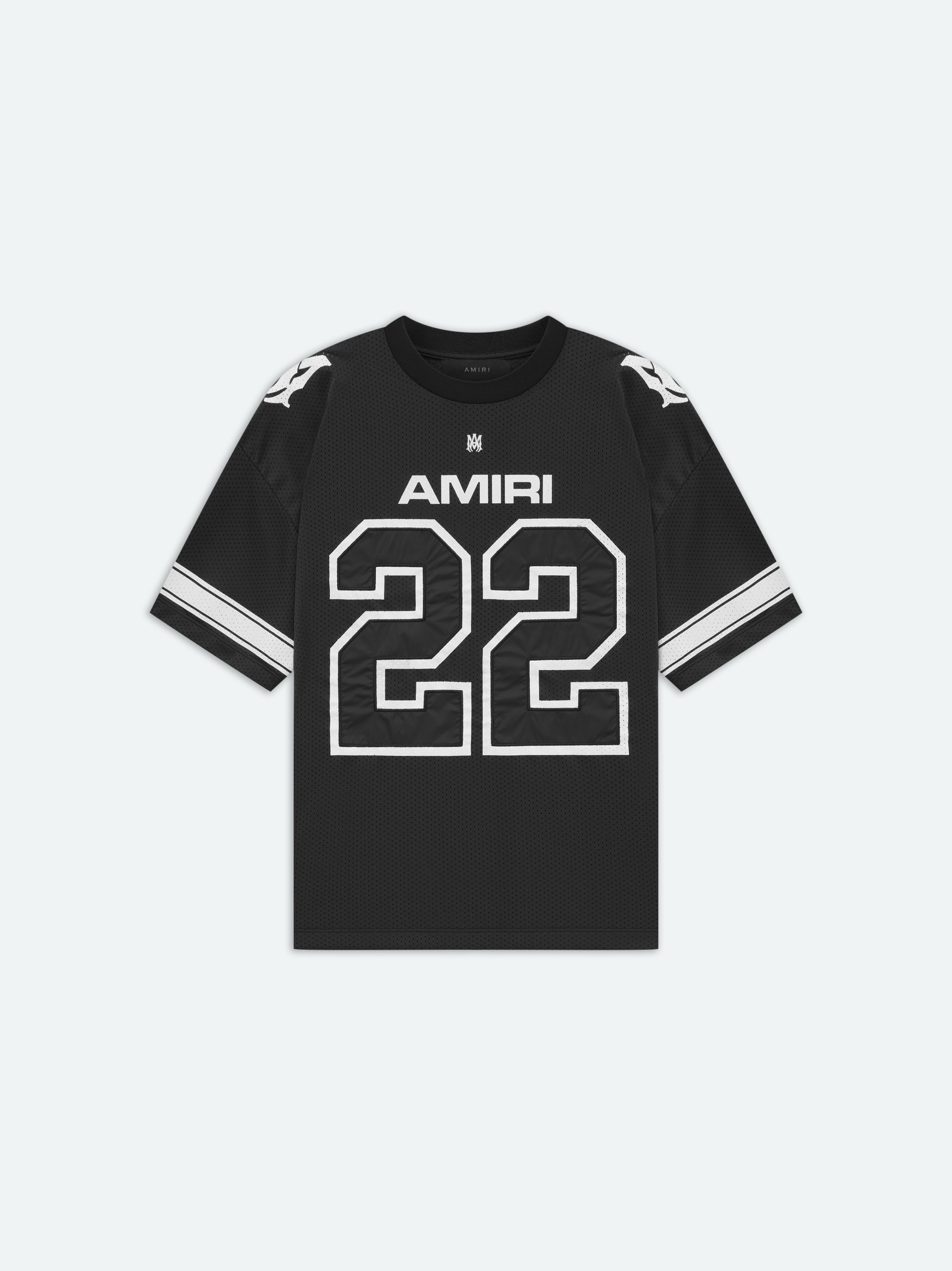 22 MESH TEE - BLACK