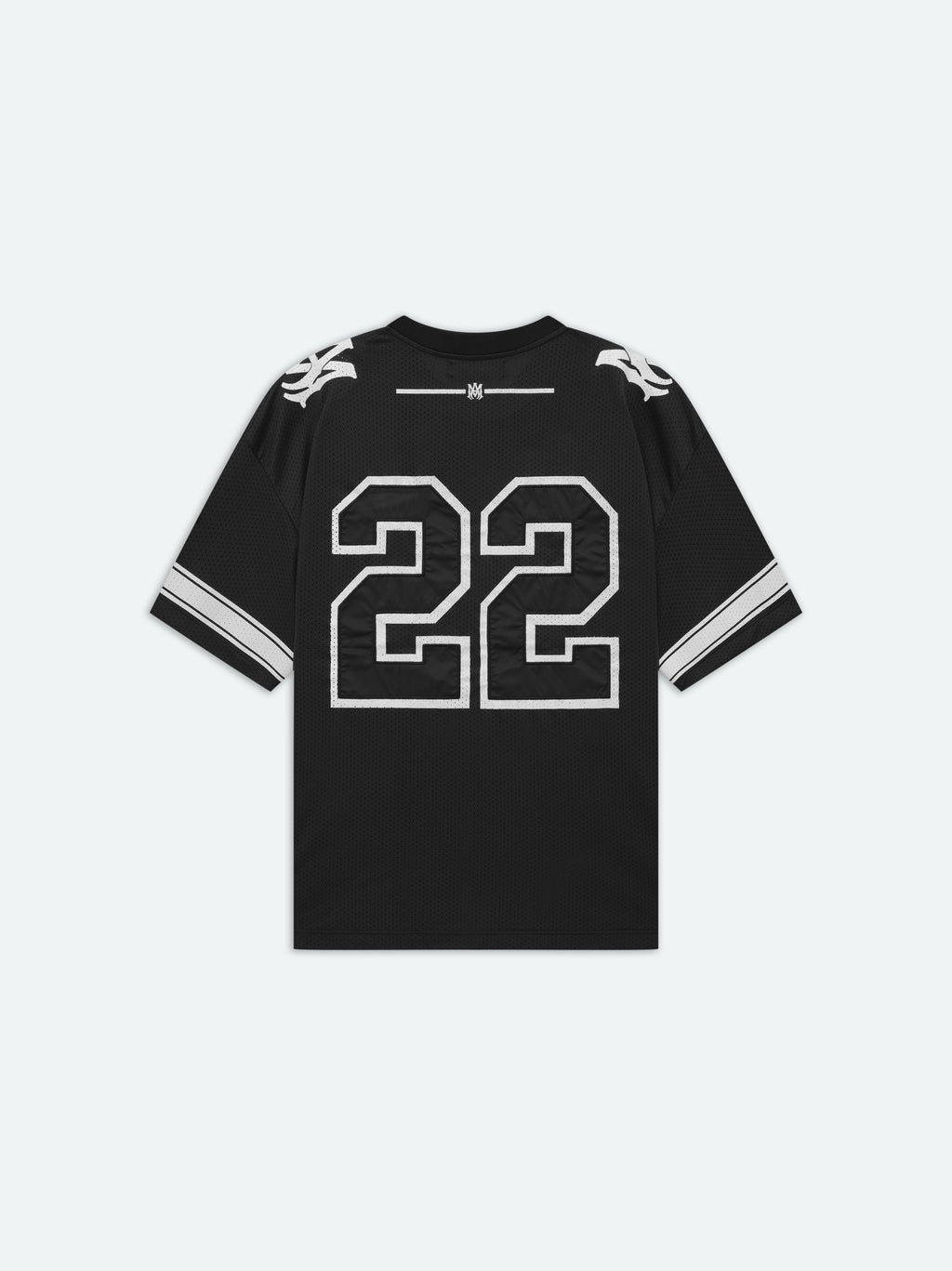 22 MESH TEE - BLACK