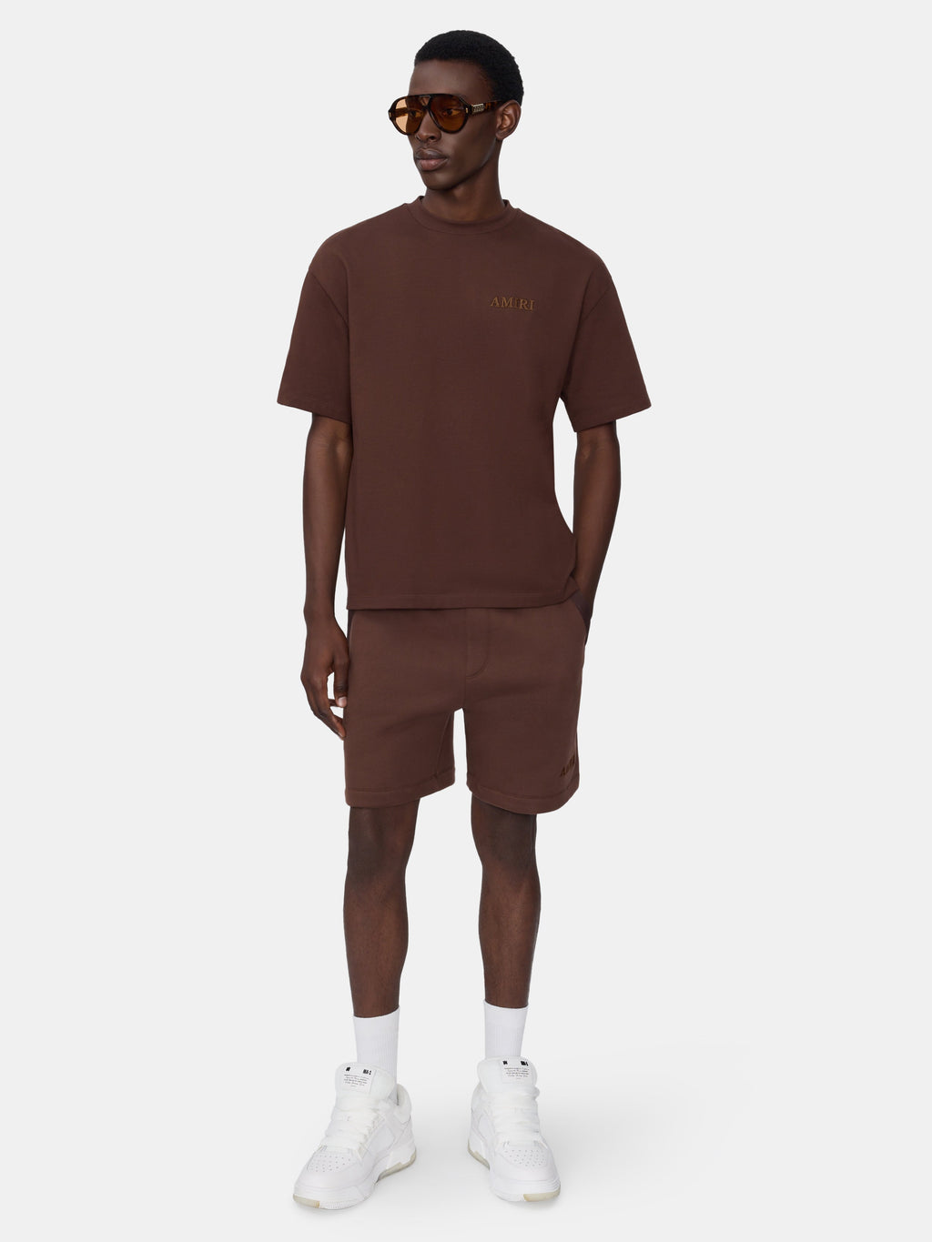 AMIRI OVERSIZED TEE - WALNUT BROWN