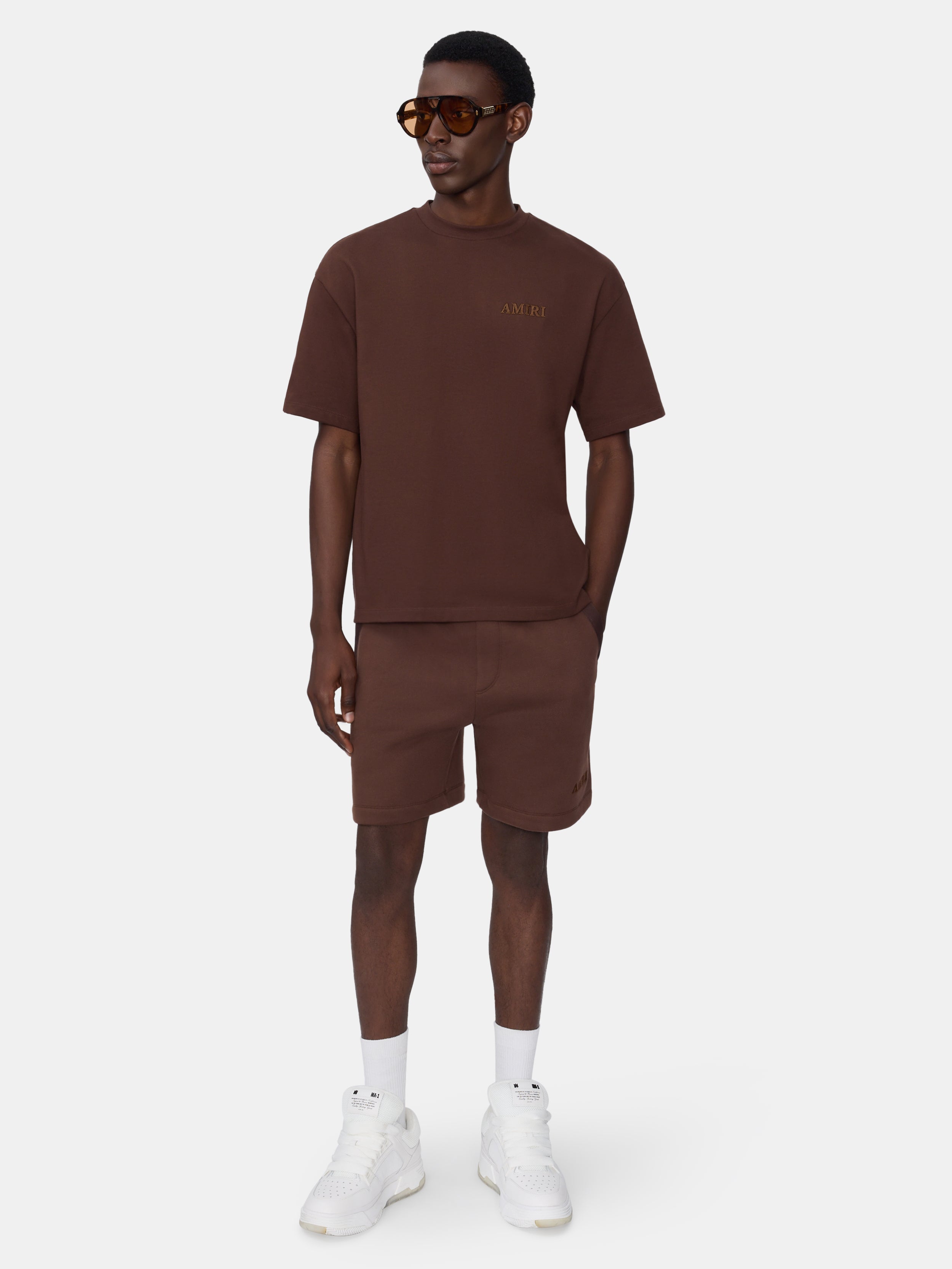 AMIRI OVERSIZED TEE - WALNUT BROWN