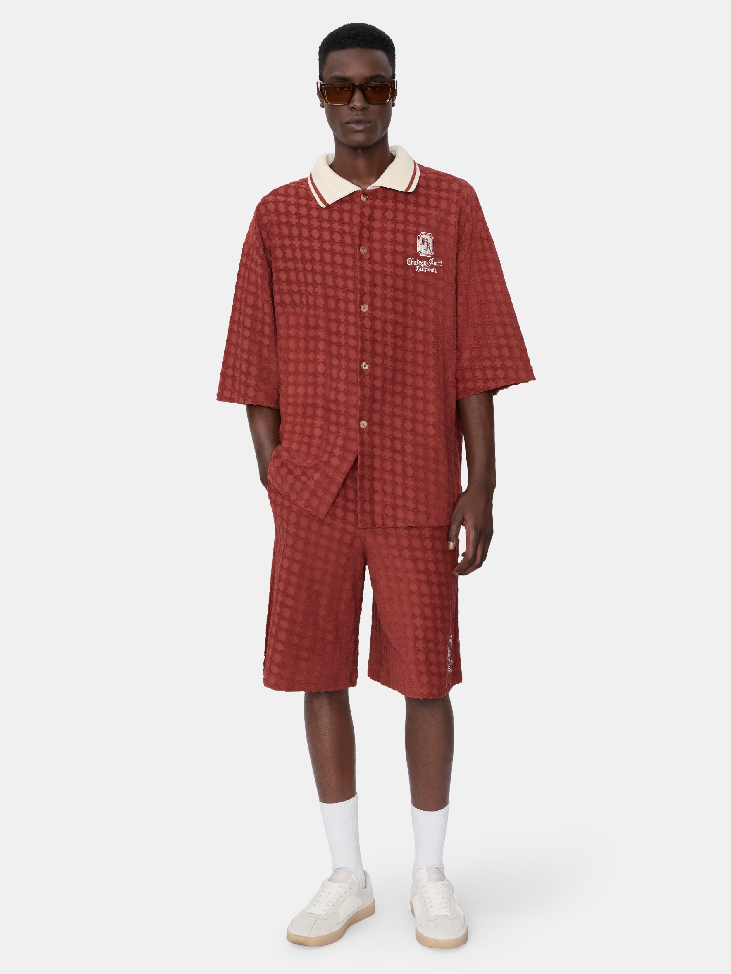 MA CHATEAU OVERSIZED SHORT - Terracotta
