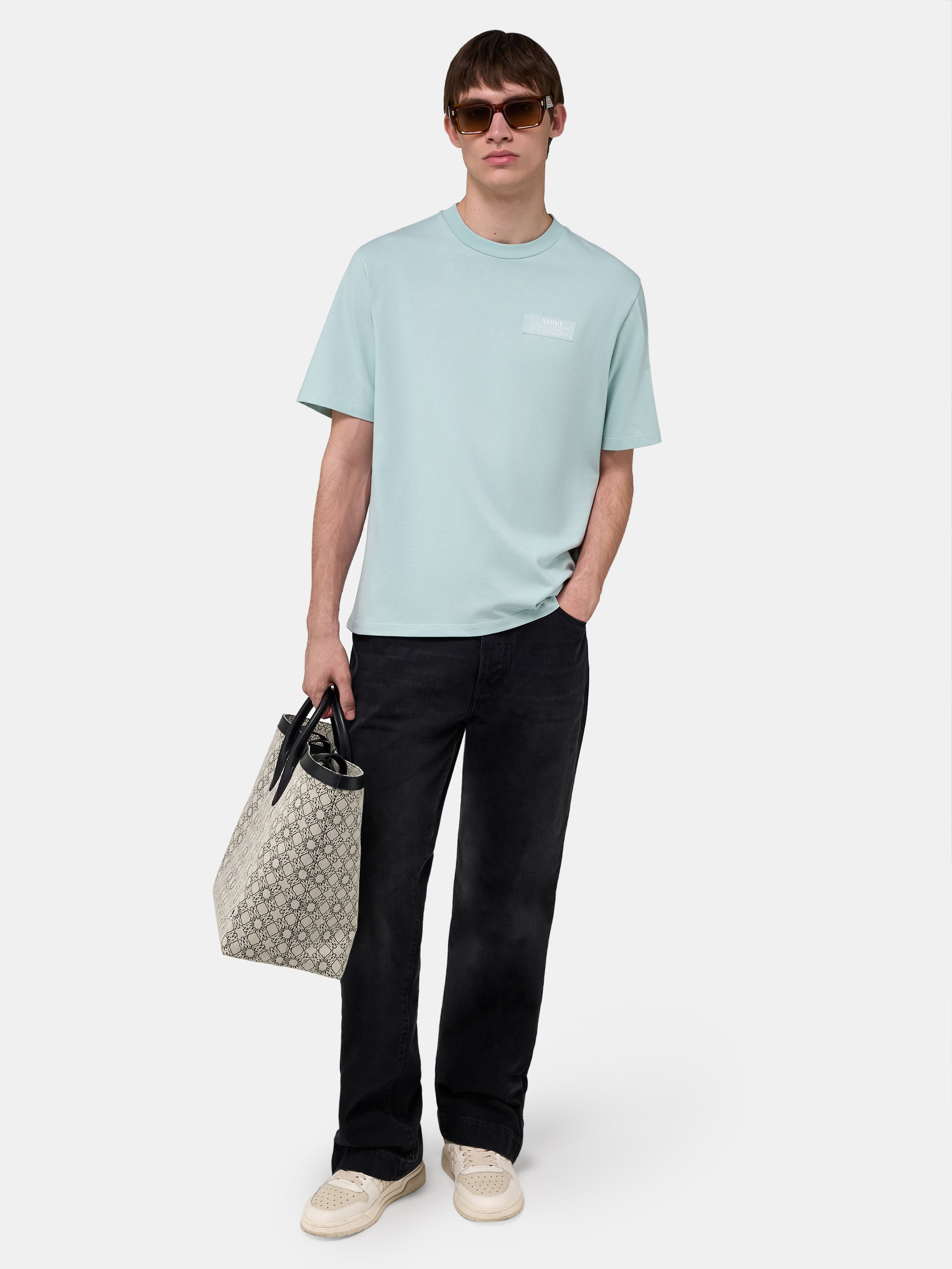 AMIRI SPIRIT TEE - Powder Teal