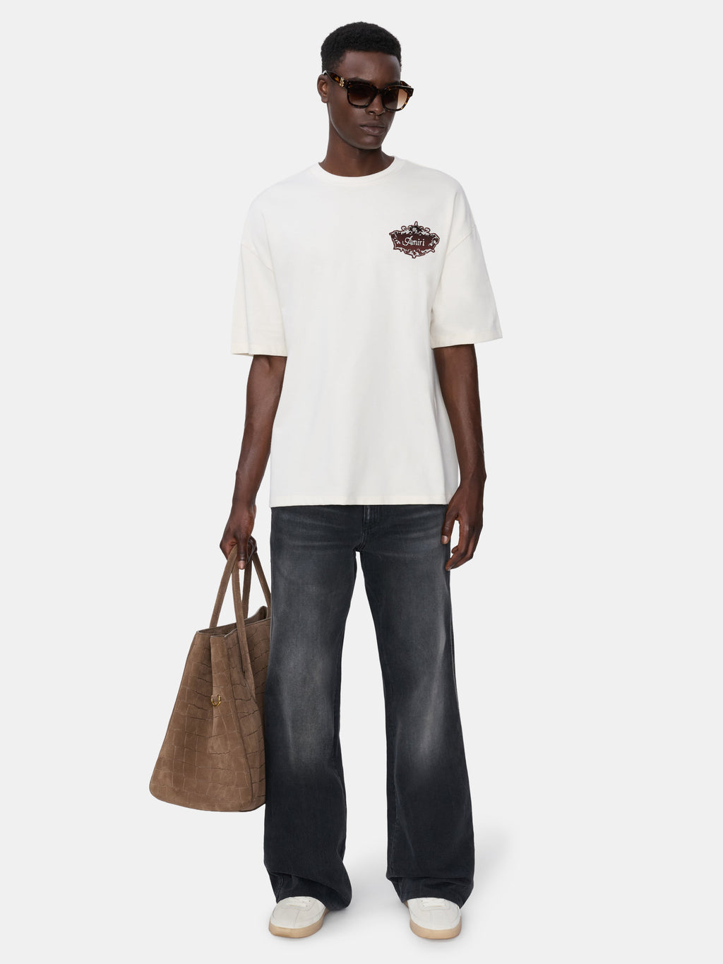 CHATEAU CREST OVERSIZED TEE - Ivory