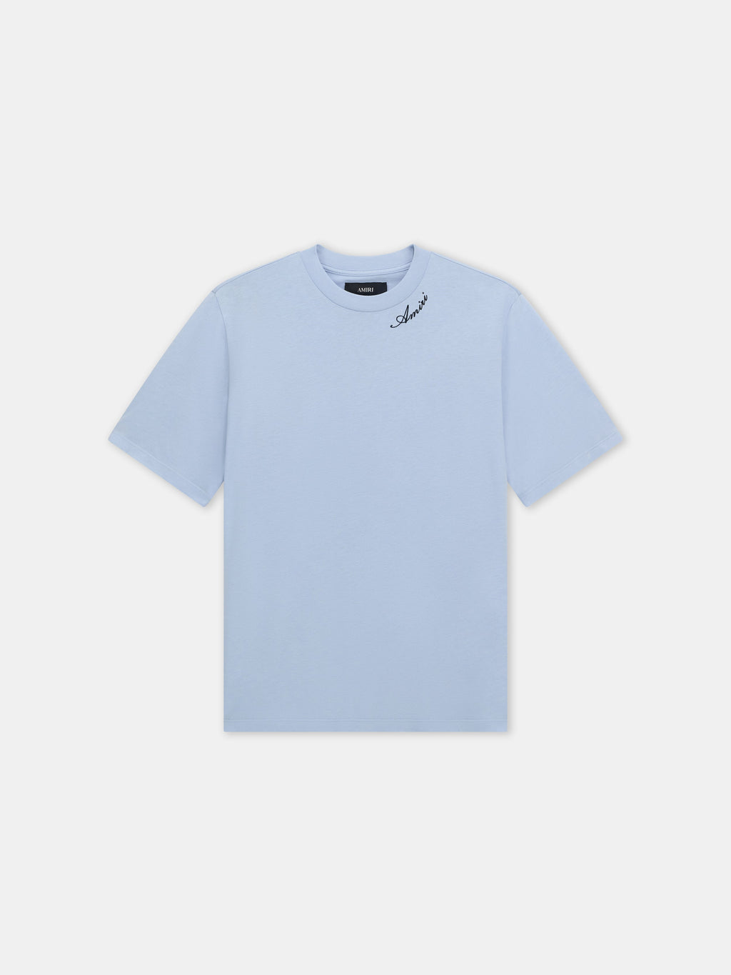 AMIRI SCRIPT TEE - Skyline Blue