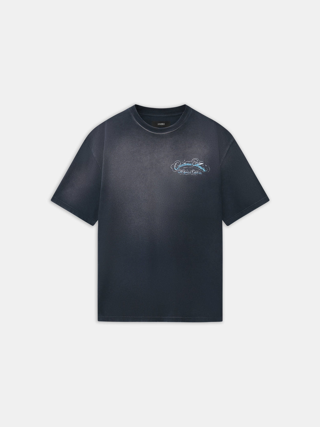 CRYSTAL CHATEAU SCRIPT OVERSIZED TEE - Black