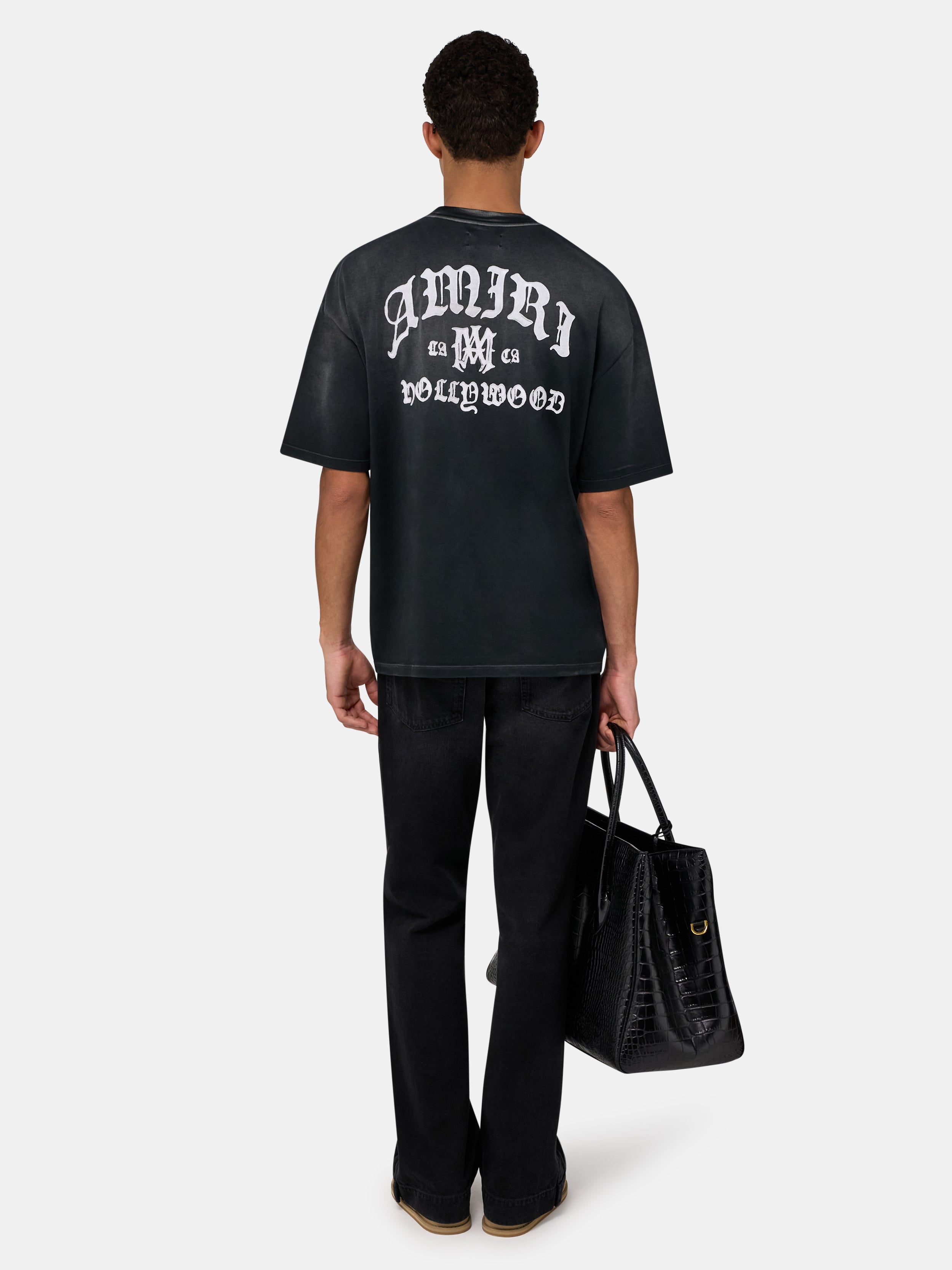 AMIRI HOLLYWOOD OVERSIZED TEE - Black