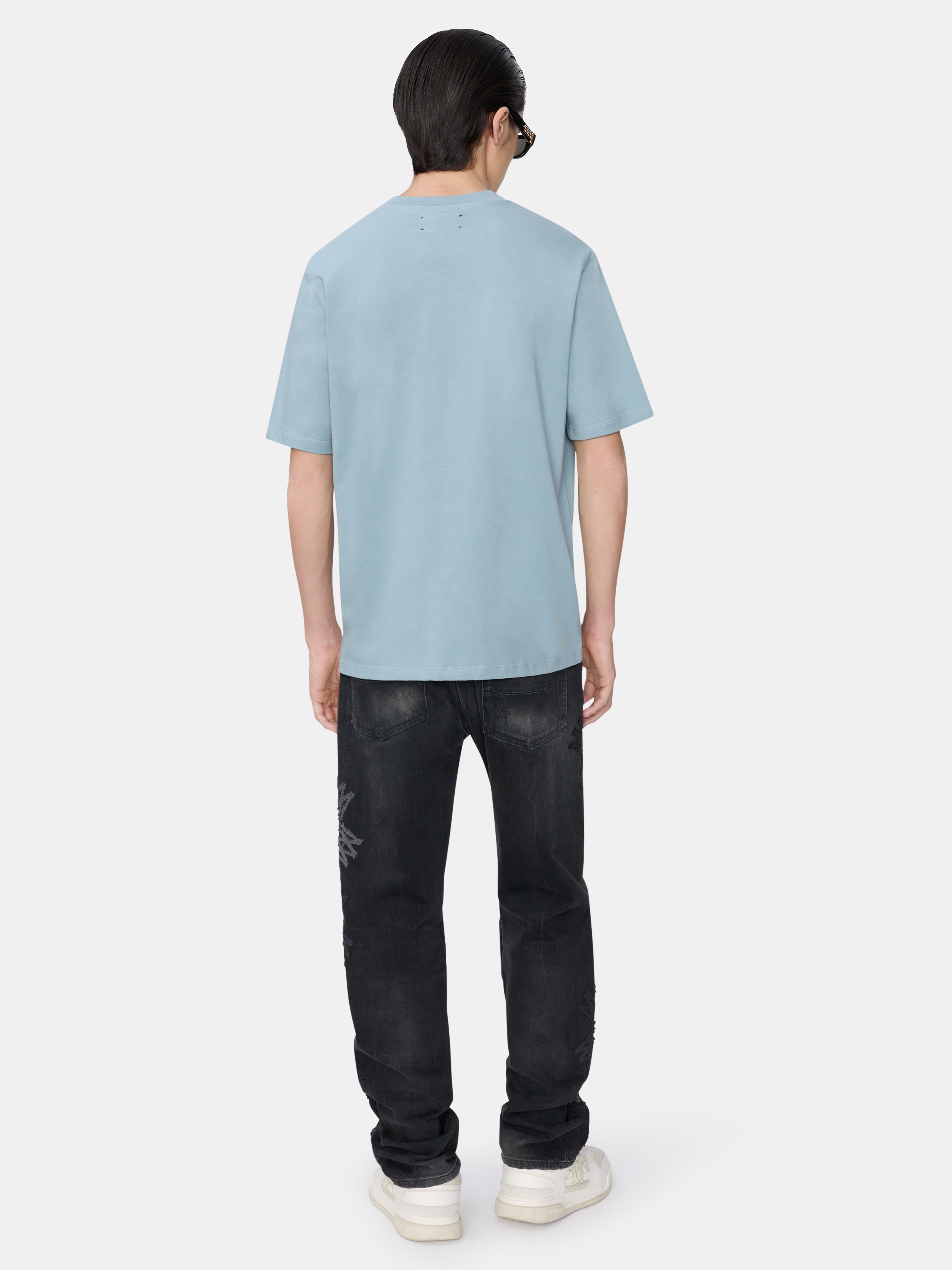 CHATEAU AMIRI TONAL TEE - Steel