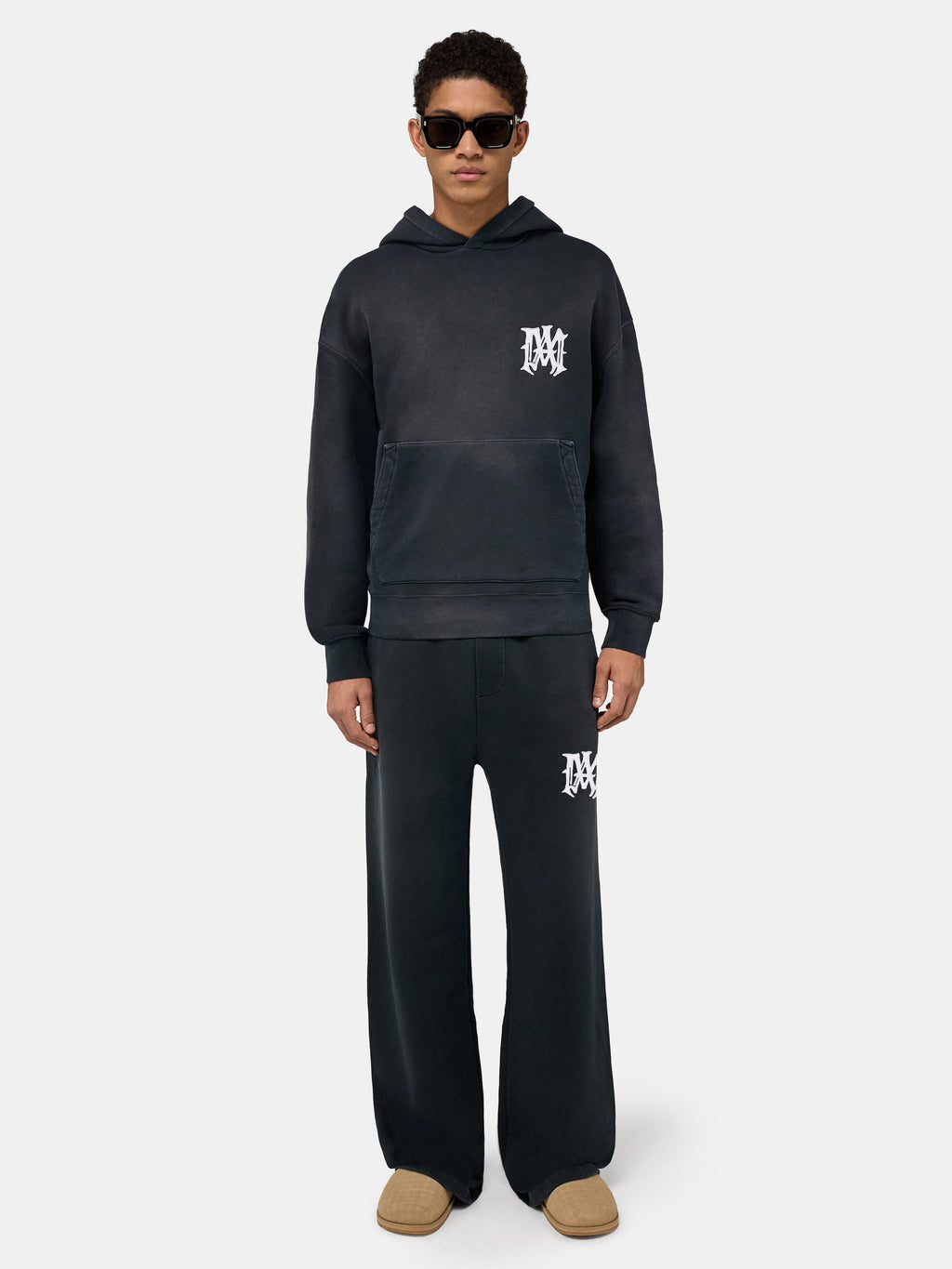AMIRI HOLLYWOOD OVERSIZED HOODIE - Black
