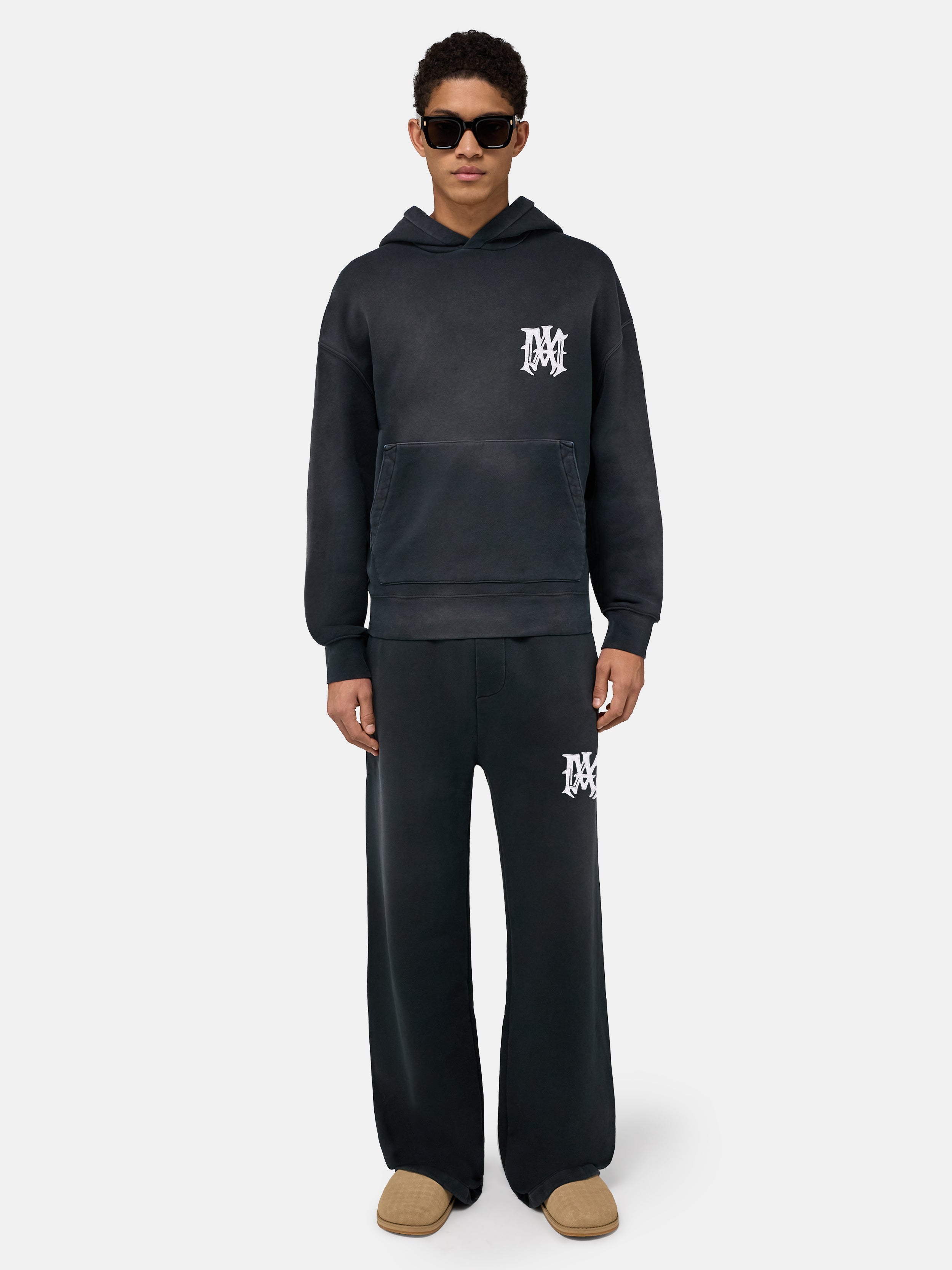 AMIRI HOLLYWOOD OVERSIZED HOODIE - Black