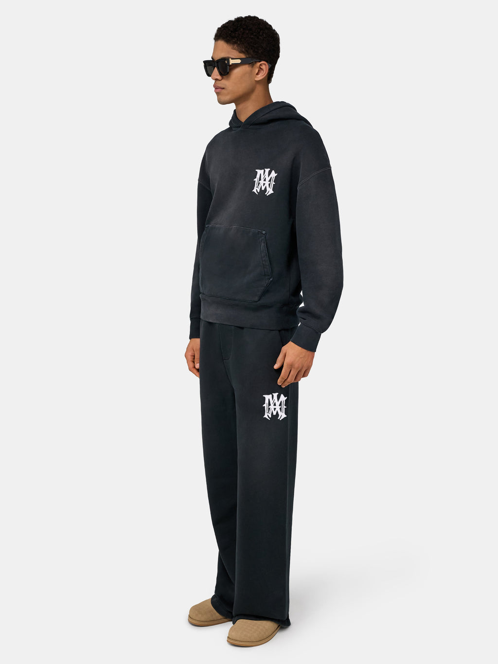 AMIRI HOLLYWOOD OVERSIZED HOODIE - Black