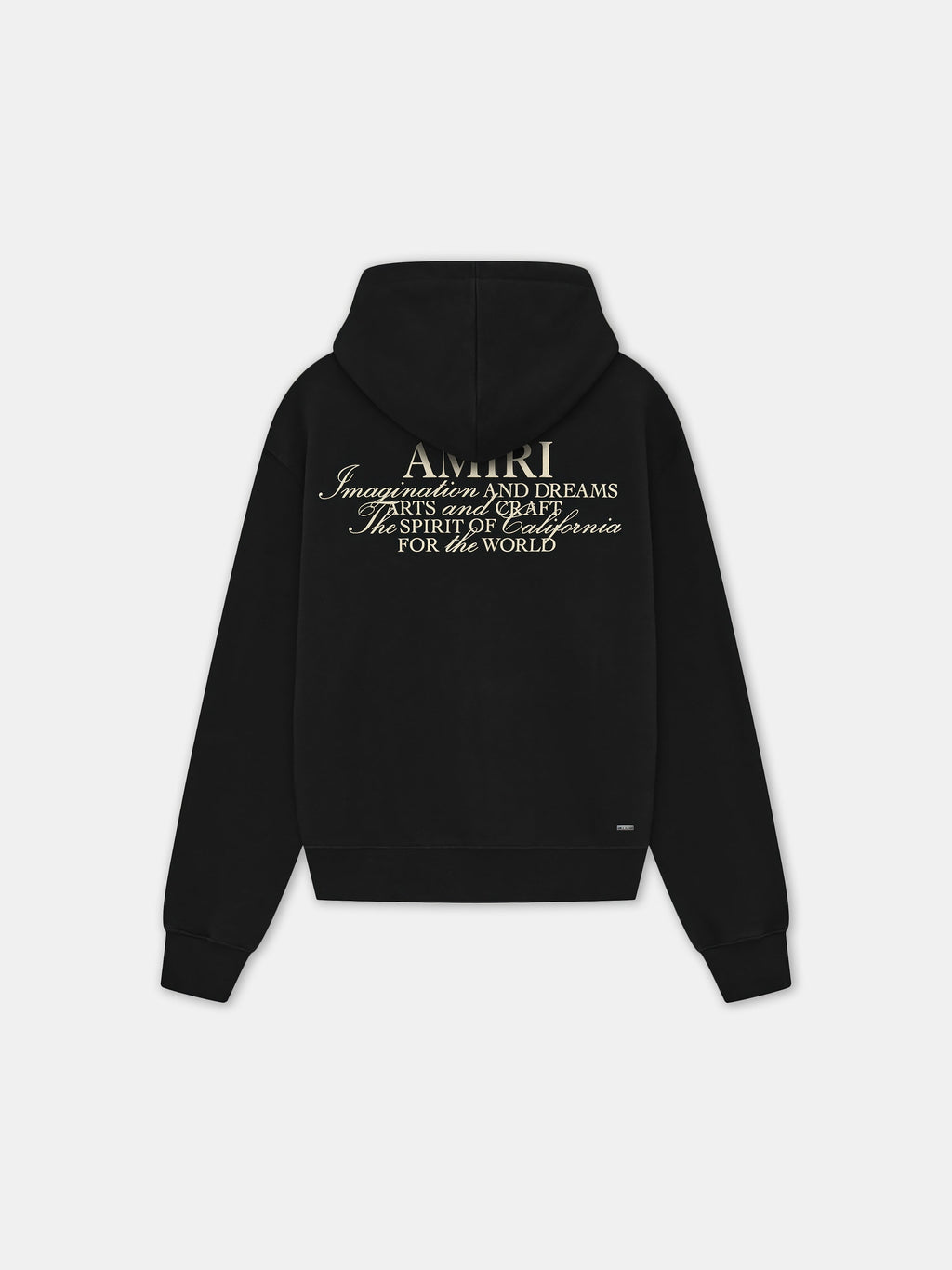 AMIRI SPIRIT ZIP HOODIE - Black