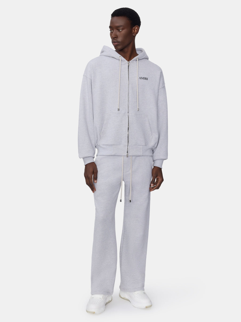 RELAXED PULL ON SWEATPANT - HEATHER GREY