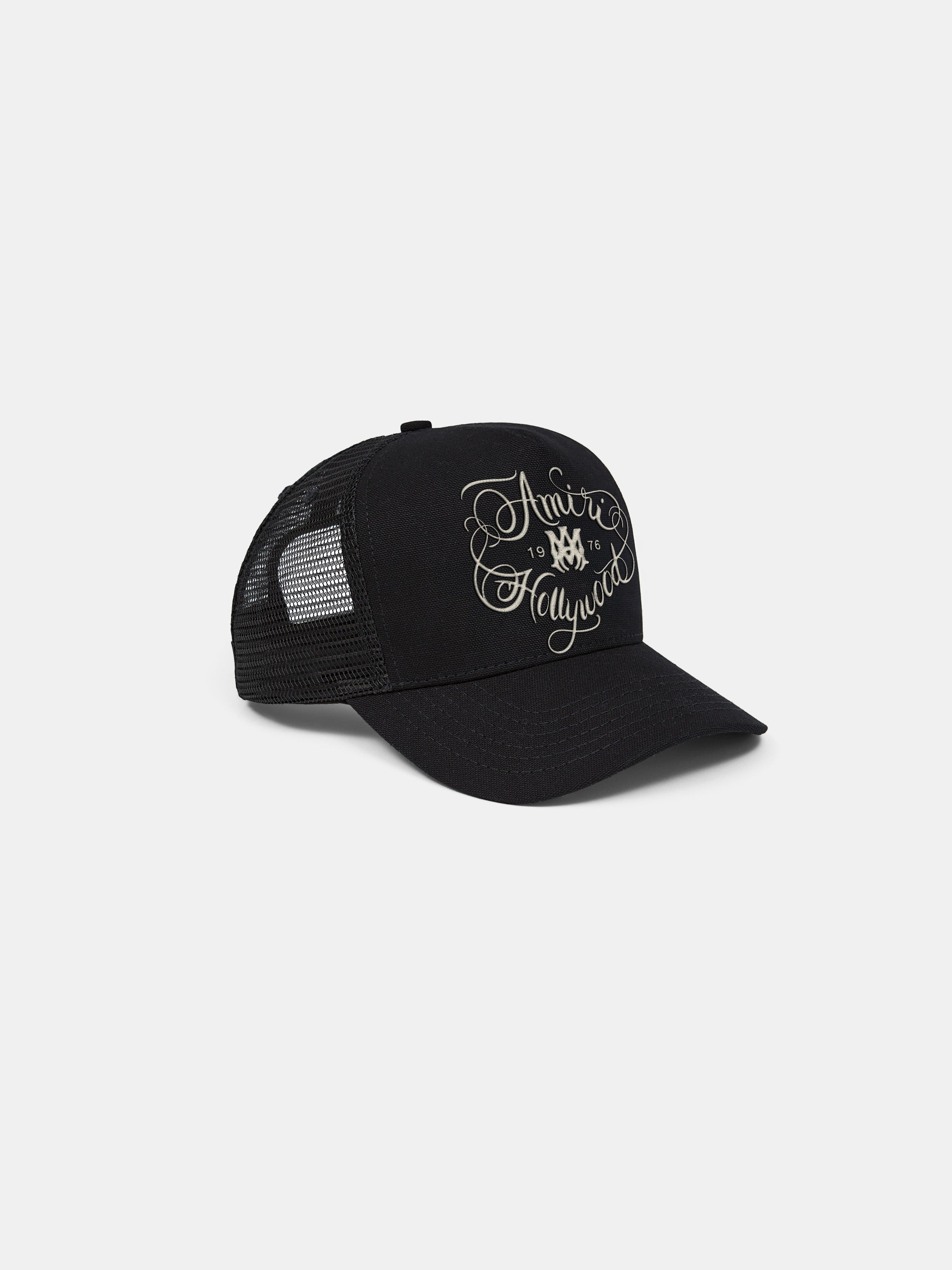 AMIRI HOLLYWOOD SCRIPT HAT - BLACK