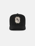 MA CHATEAU COTTON TRUCKER HAT - Black