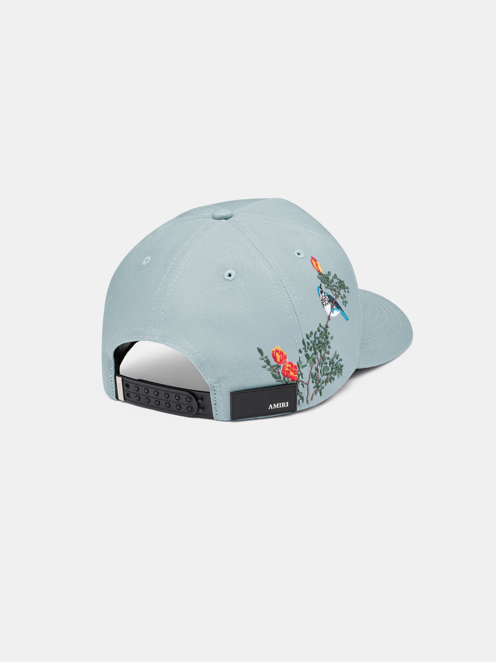 CHATEAU FLORAL COTTON HAT - Steel