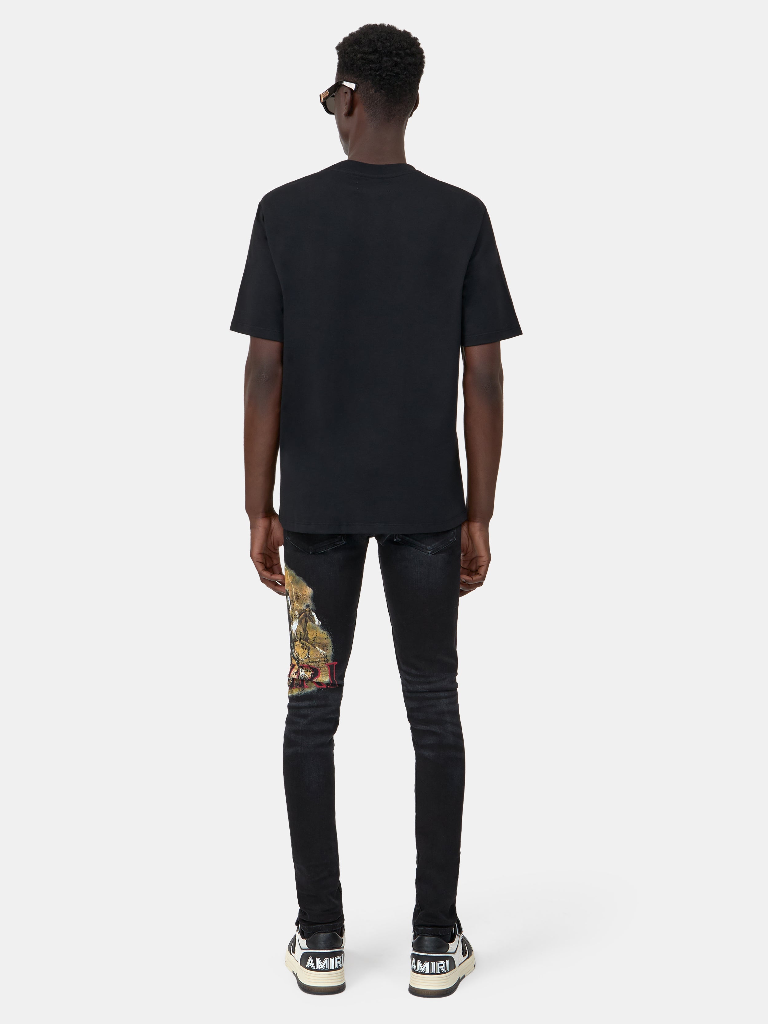 AMIRI SCRIPT TEE - BLACK