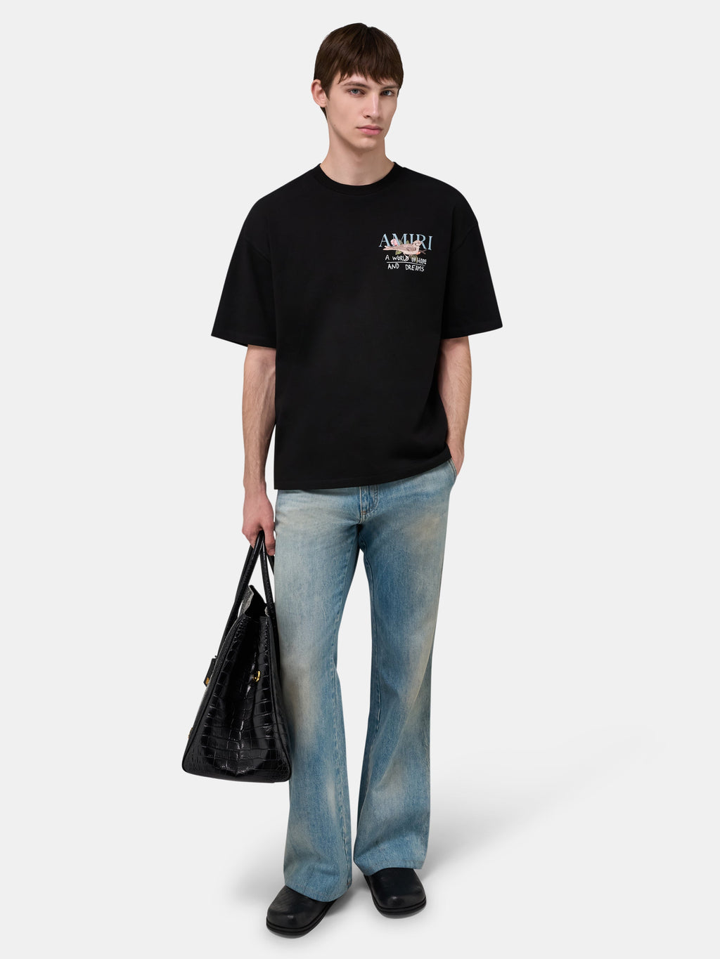 HOPE AND DREAMS OVERSIZED TEE - Black
