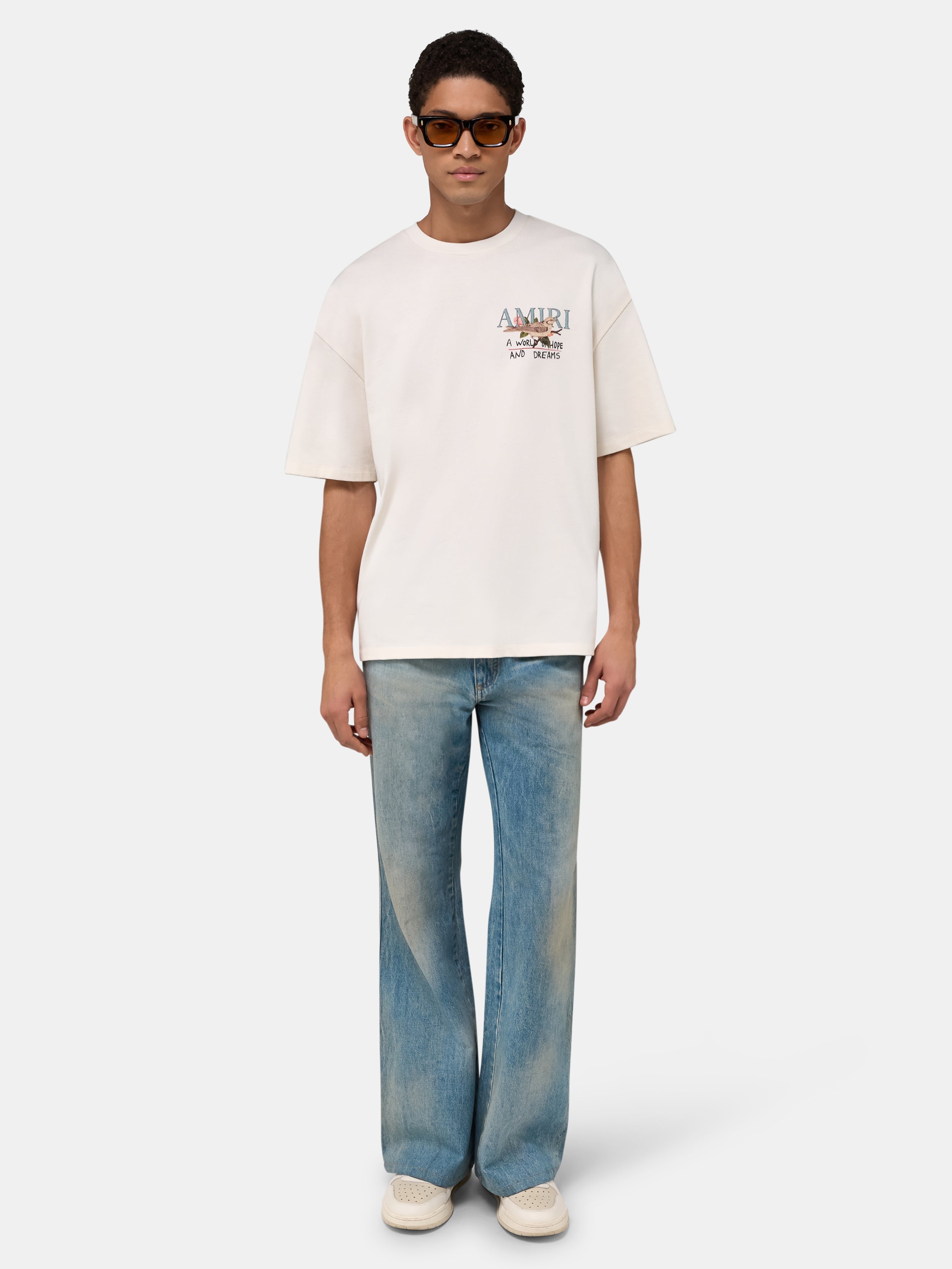 HOPE AND DREAMS OVERSIZED TEE - Alabaster