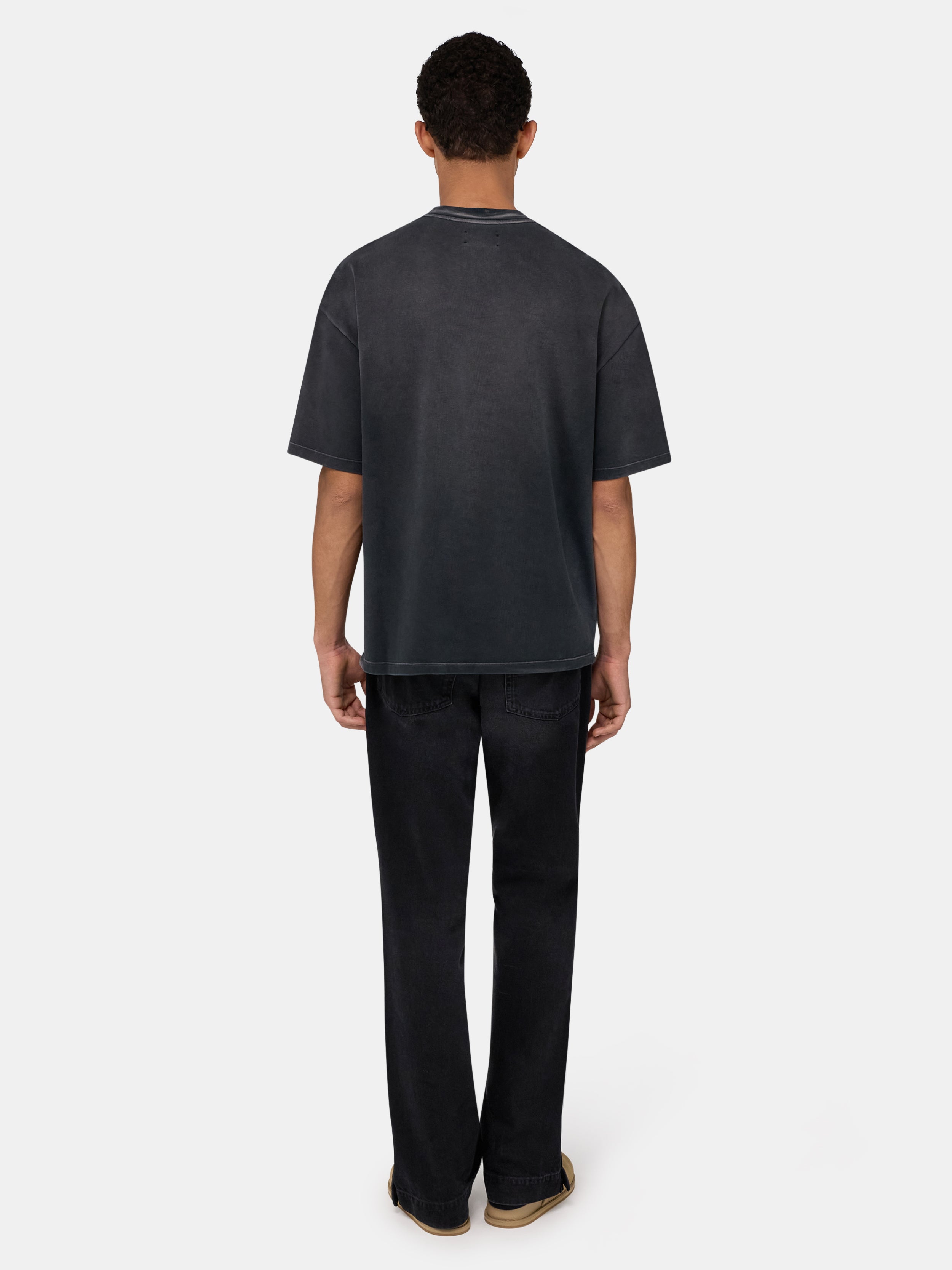 AMIRI RIBBON OVERSIZED TEE - Black