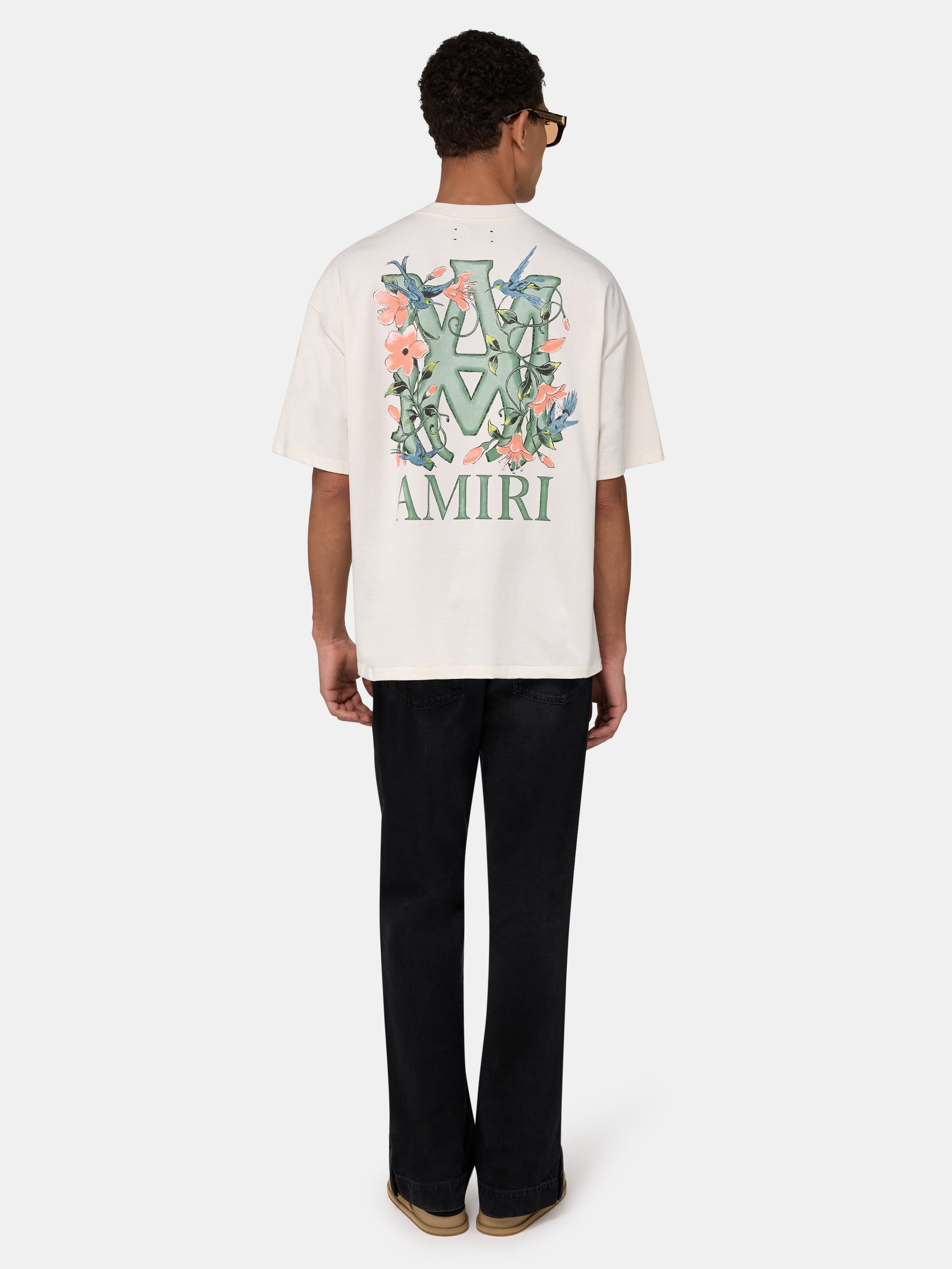MA FLORAL OVERSIZED TEE - Ivory