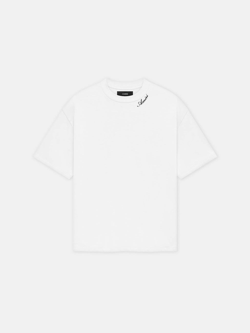 AMIRI SCRIPT SKATER TEE - White